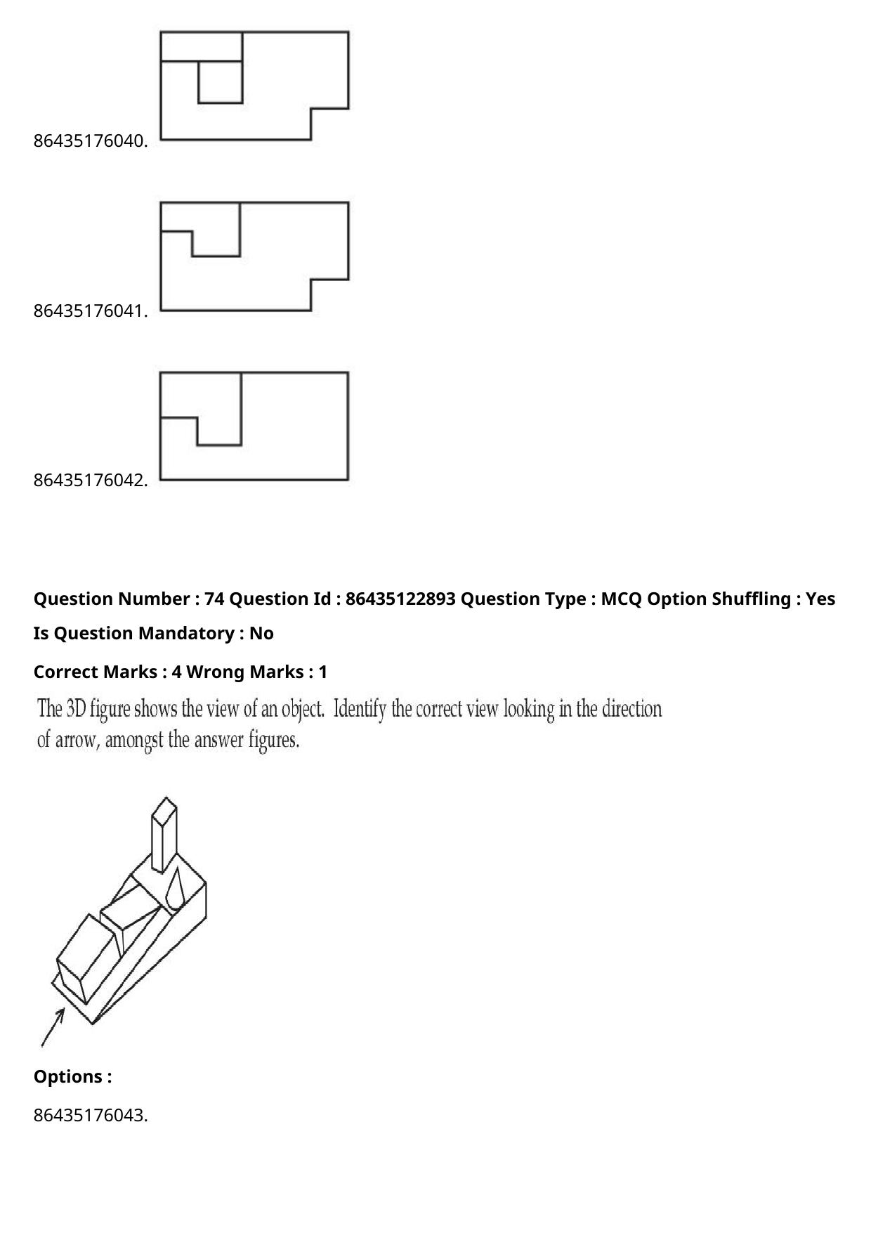 JEE Mains 2021: BTech (Shift 1) 02-09-2021 Question Paper - Page 55