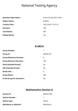 JEE Mains 2021: BTech (Shift 1) 02-09-2021 Question Paper