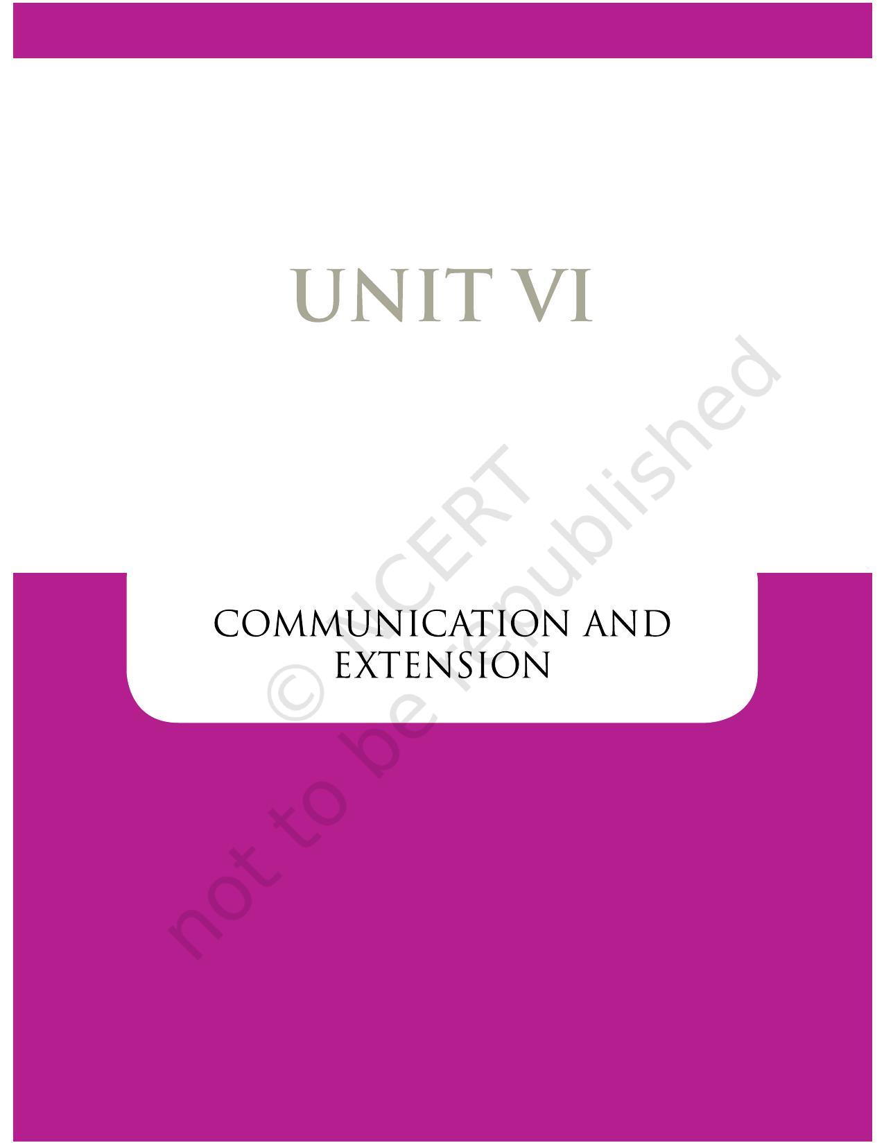 NCERT Book for Class 12 Home Science (Part -II) Chapter 21 Development Communication and Journalism - Page 1