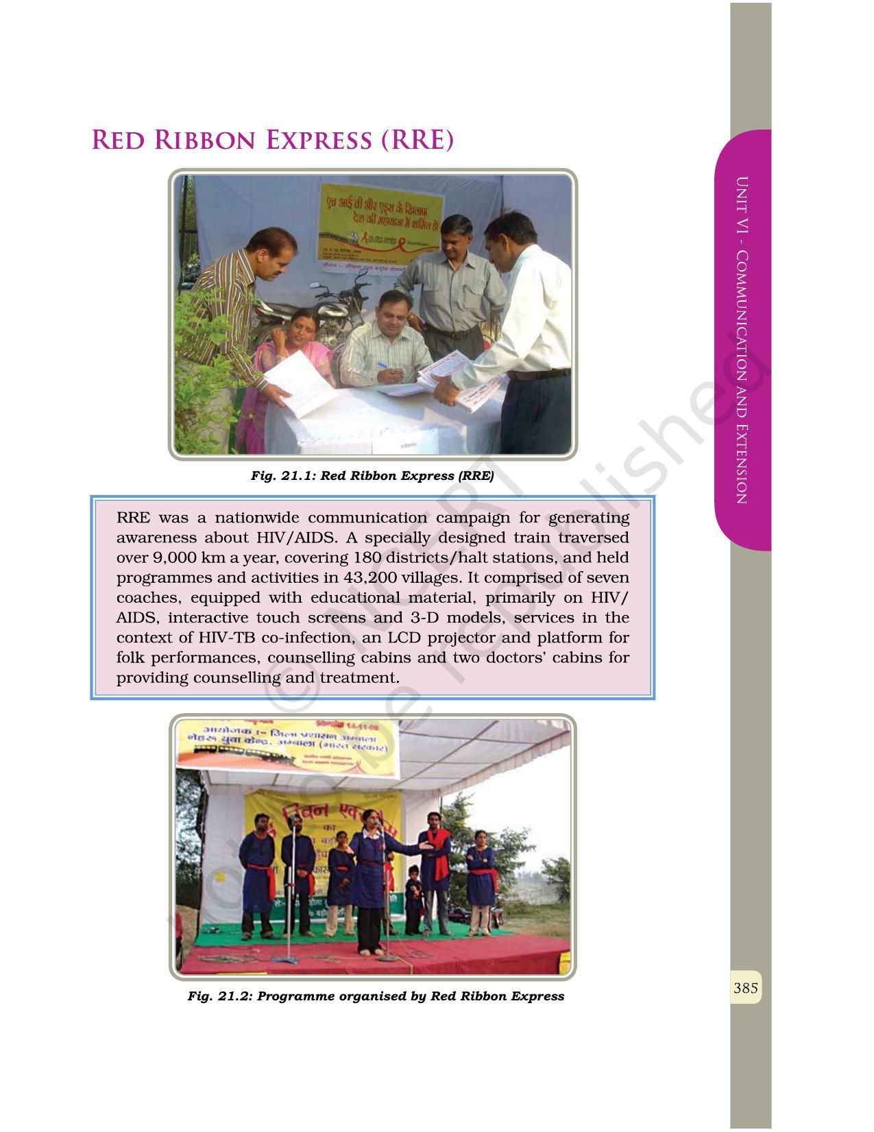 NCERT Book for Class 12 Home Science (Part -II) Chapter 21 Development Communication and Journalism - Page 7