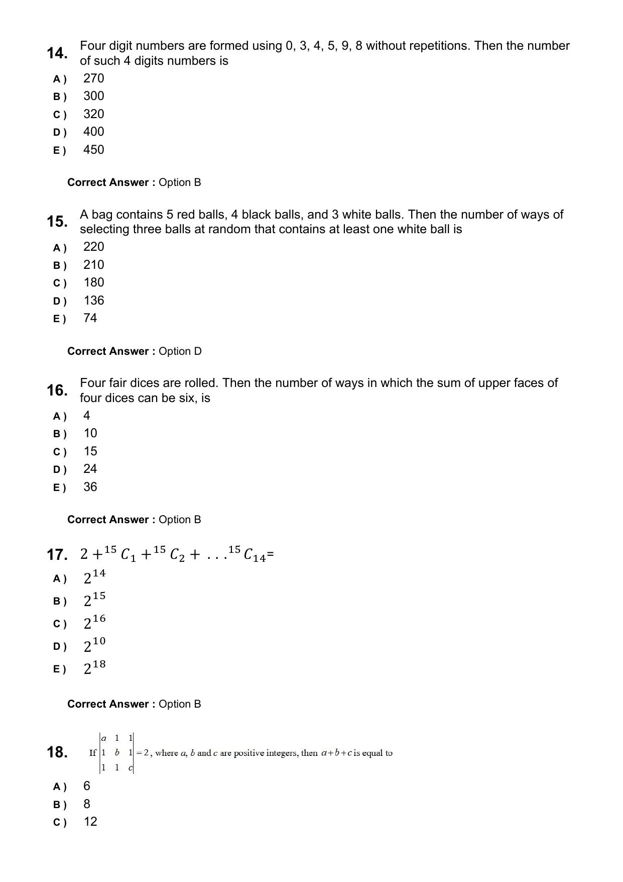 KEAM 2025 April 28 (Engineering) Question Paper with Answer Key - Page 4