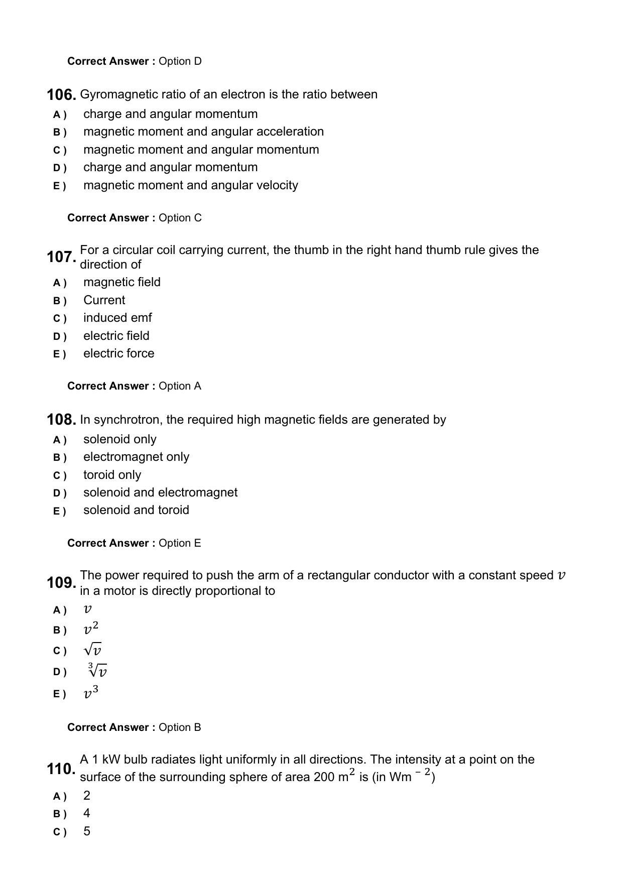 KEAM 2025 April 28 (Engineering) Question Paper with Answer Key - Page 26