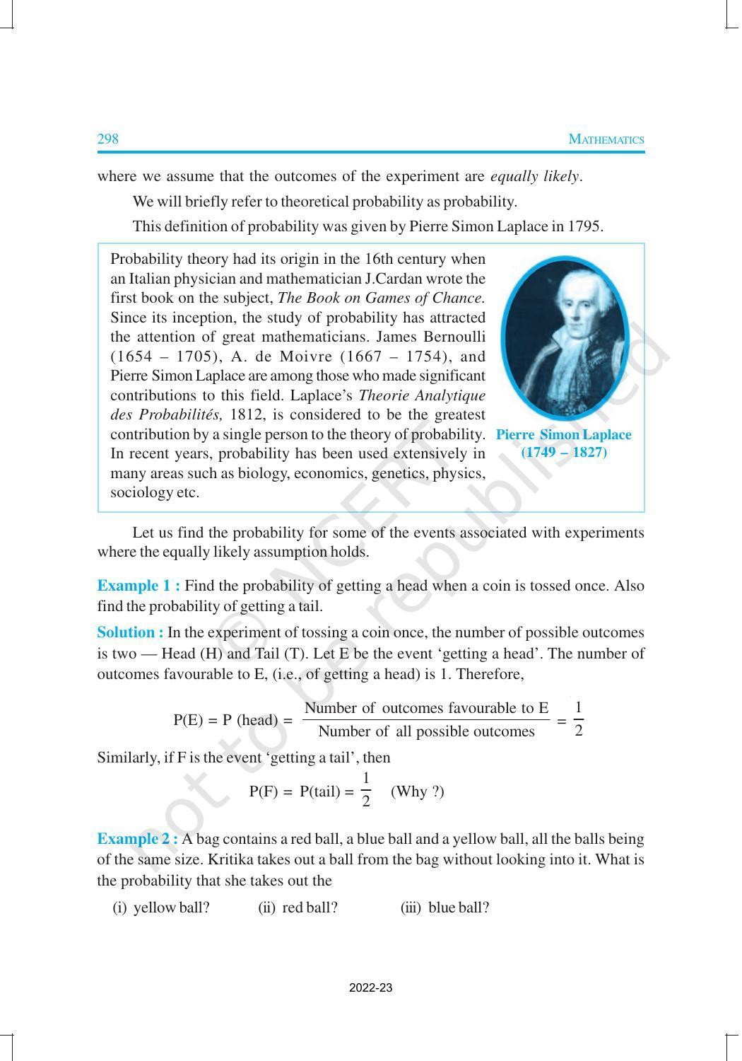 NCERT Book for Class 10 Maths Chapter 15 Probability - Page 4