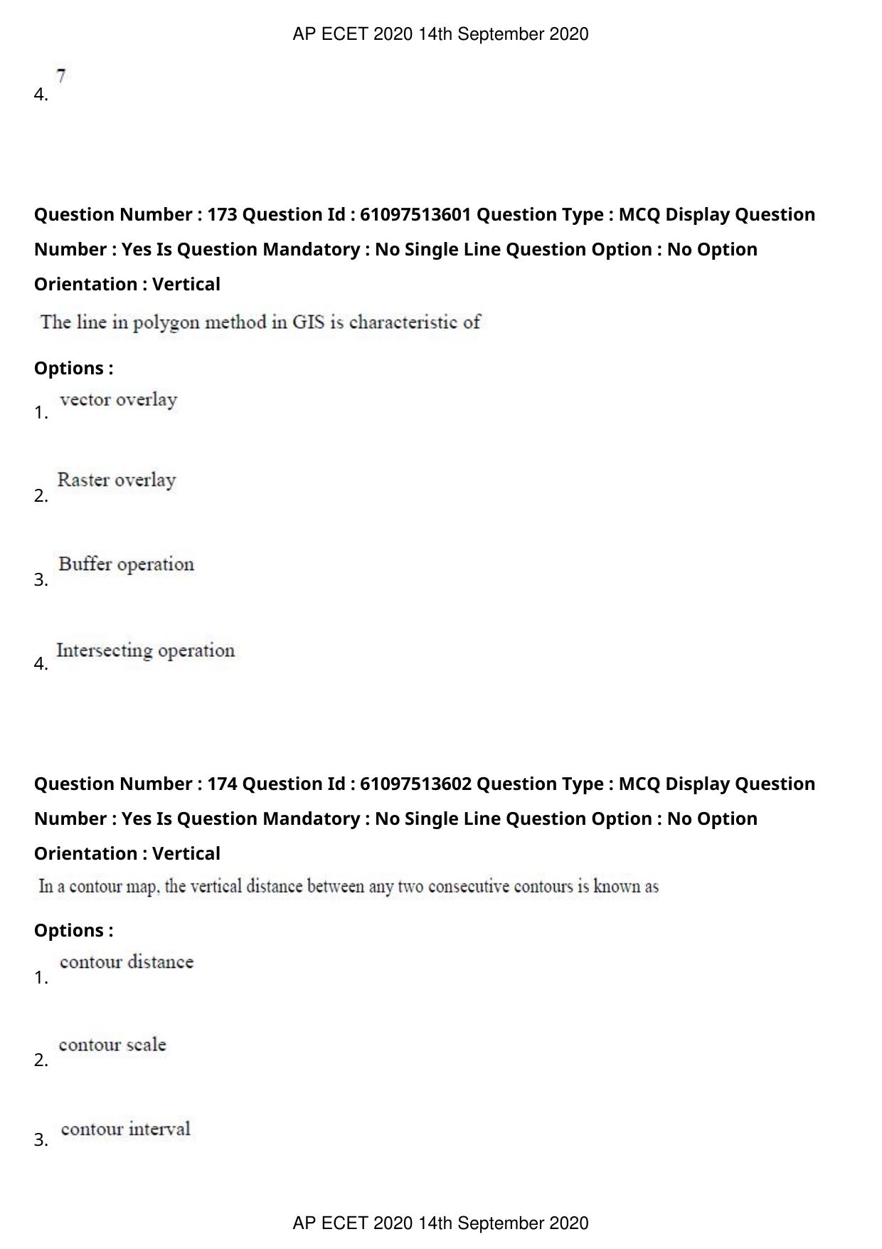 AP ECET 2020 - Civil Engineering (Preview) Question Paper With Preliminary Keys - Page 95