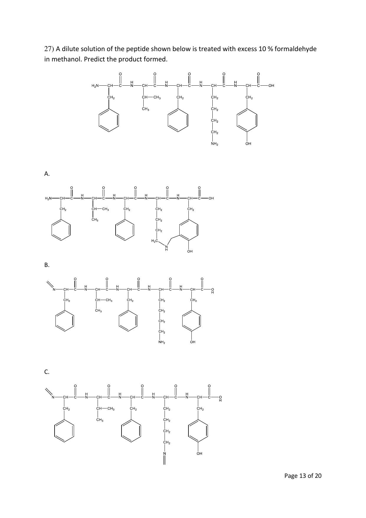 TIFR GS 2019 Chemistry Question Paper - Page 13