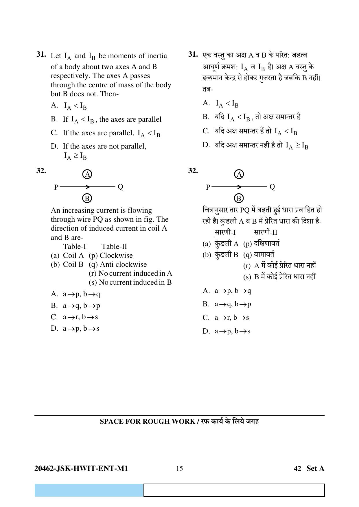 CG B.Sc Nursing 2024 Question Paper - Page 15