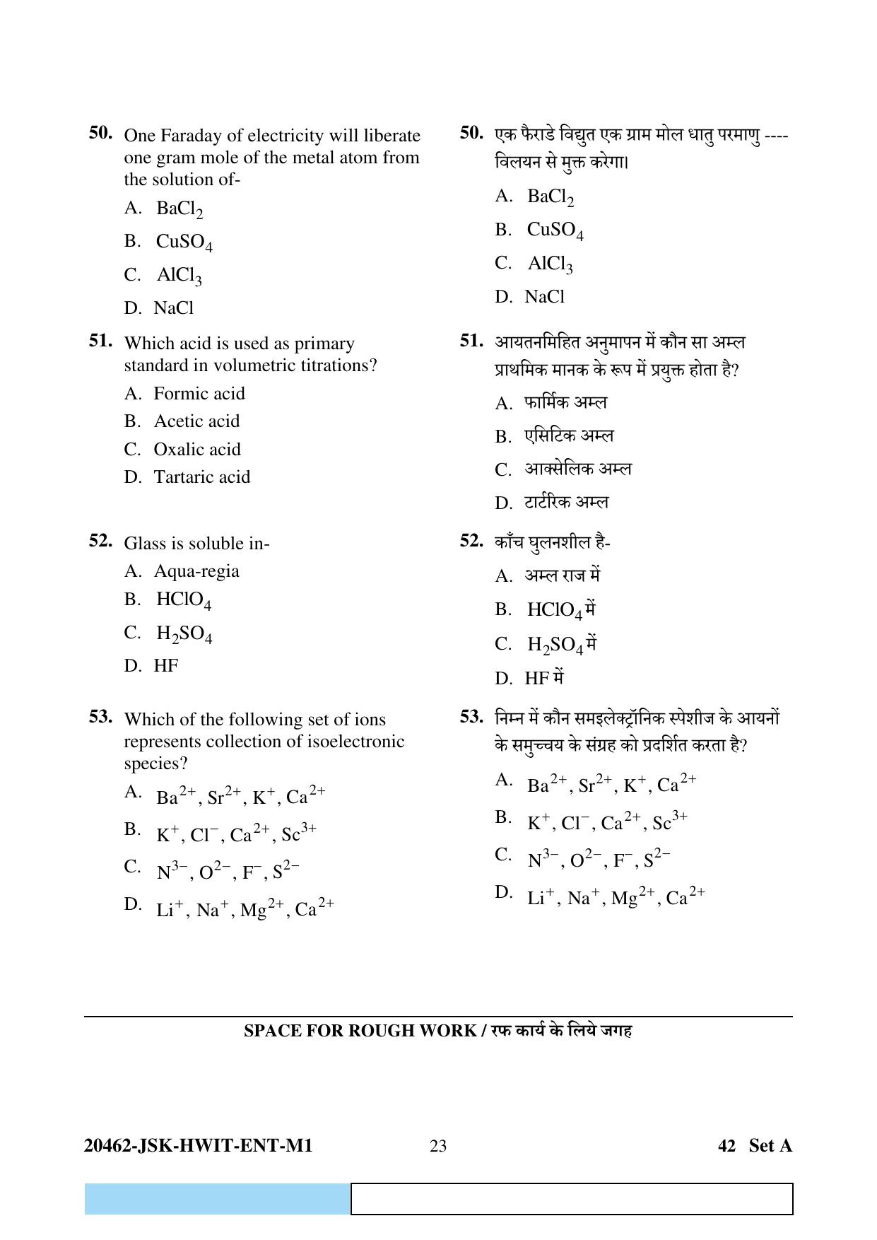 CG B.Sc Nursing 2024 Question Paper - Page 23