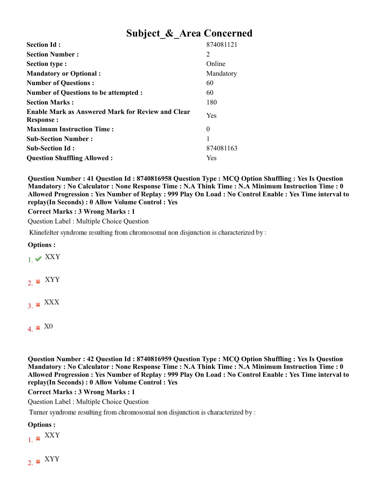 BHU RET Veterinary Pathology 2020 Question Paper - Page 28