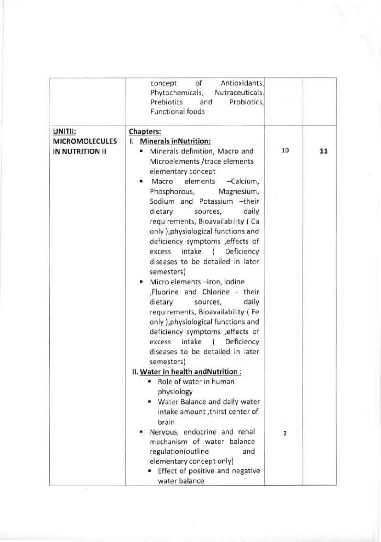WBCHSE Class 11 & 12 Syllabus for Nutrition (NUTN) (SET III) - Page 8