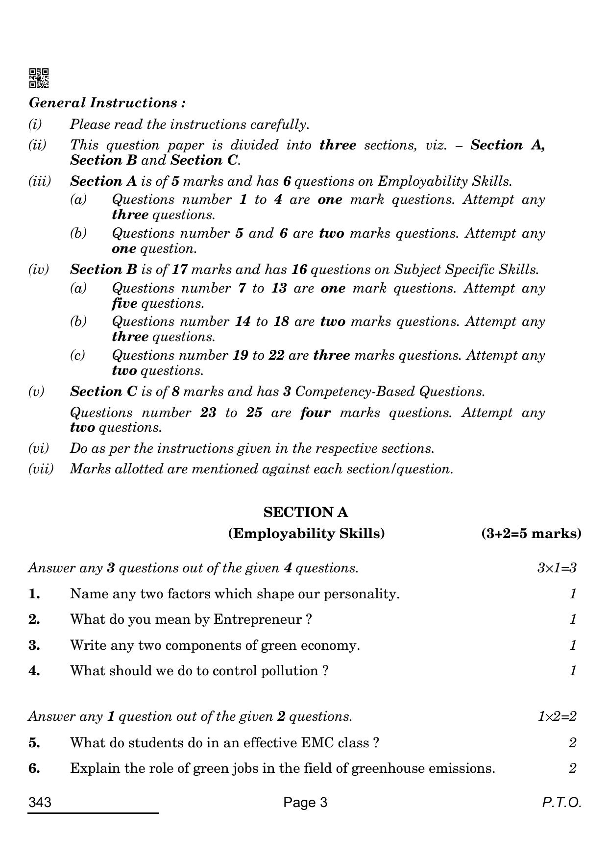 CBSE Class 12 343_Electrical Technology 2022 Question Paper - Page 3