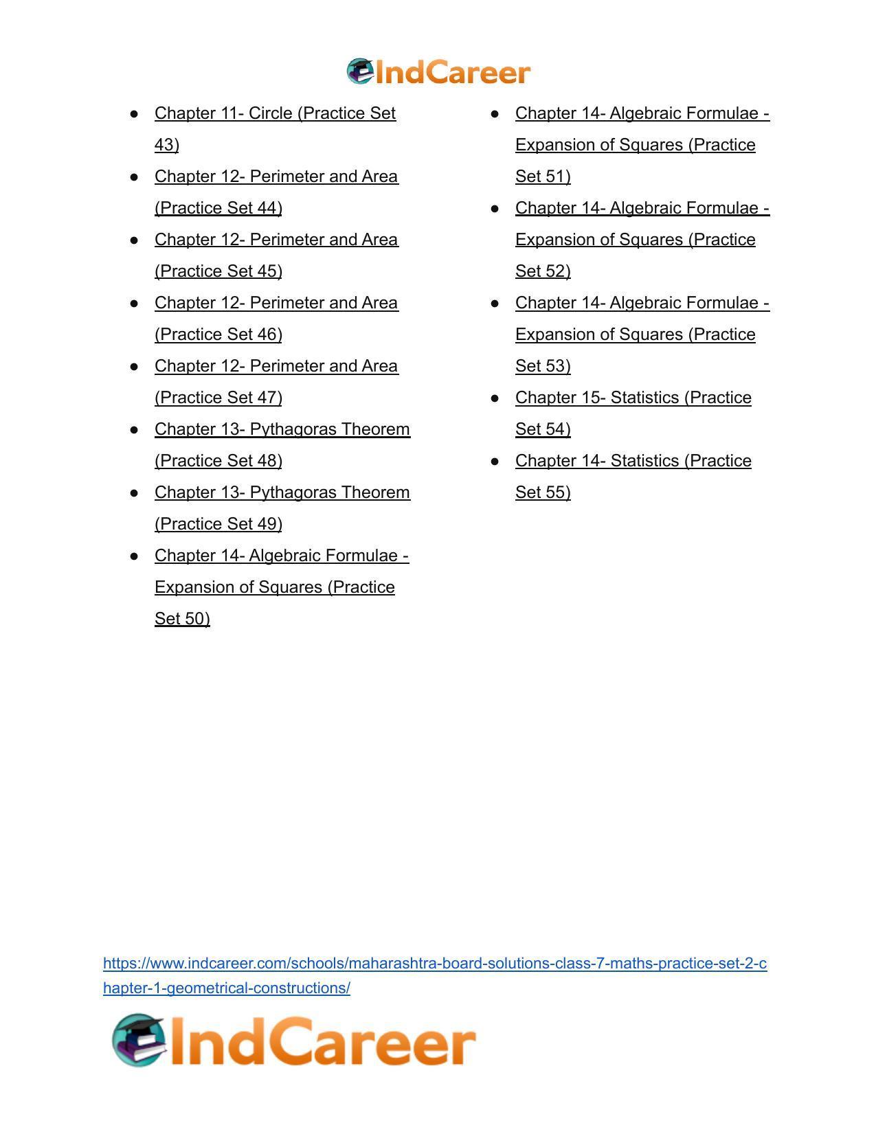 Maharashtra Board Solutions Class 7-Maths (Practice Set 2): Chapter 1- Geometrical Constructions - Page 9