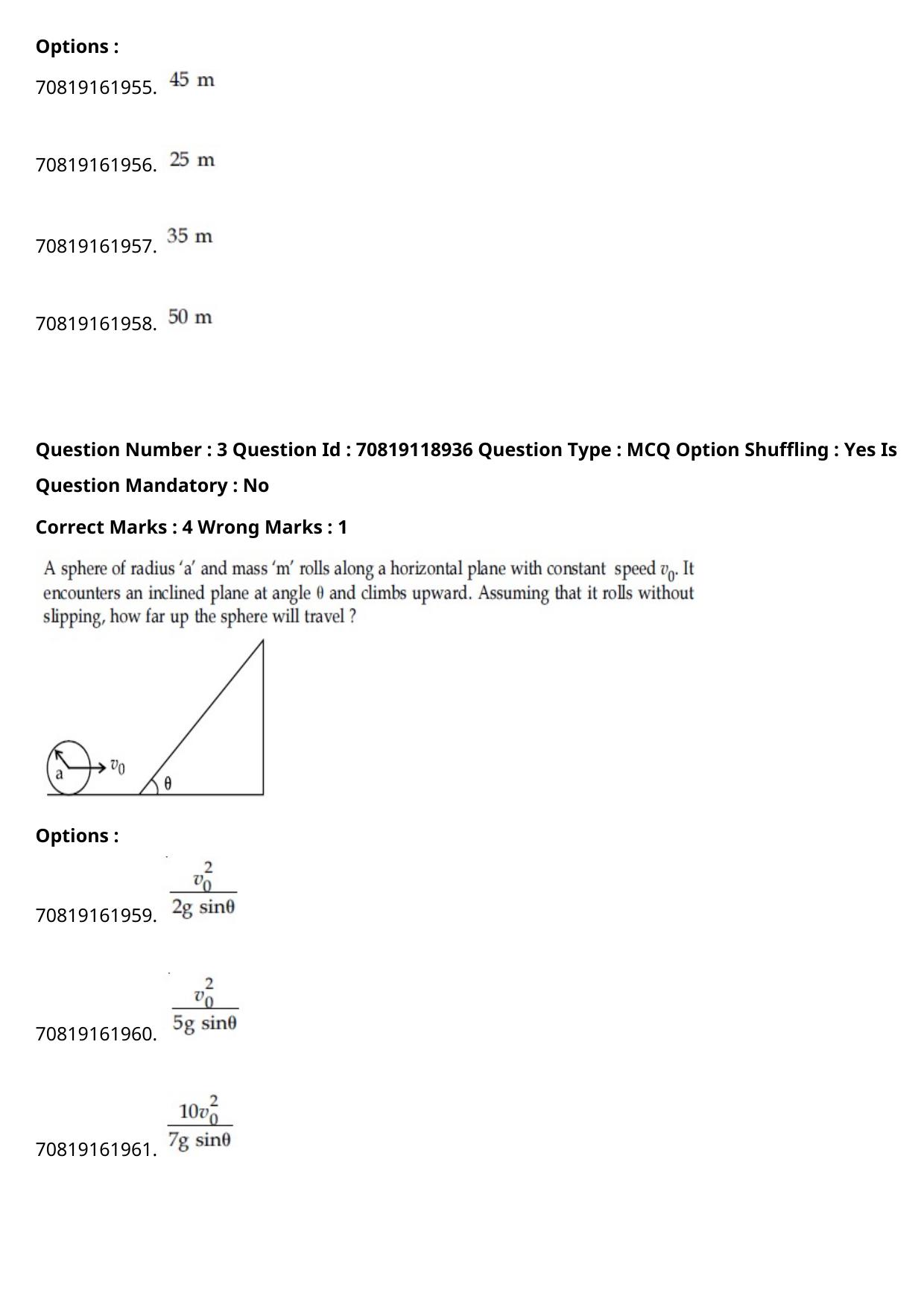 JEE Mains 2021: BTech Assamese (Shift 2) 25-02-2021 Question Paper - Page 4