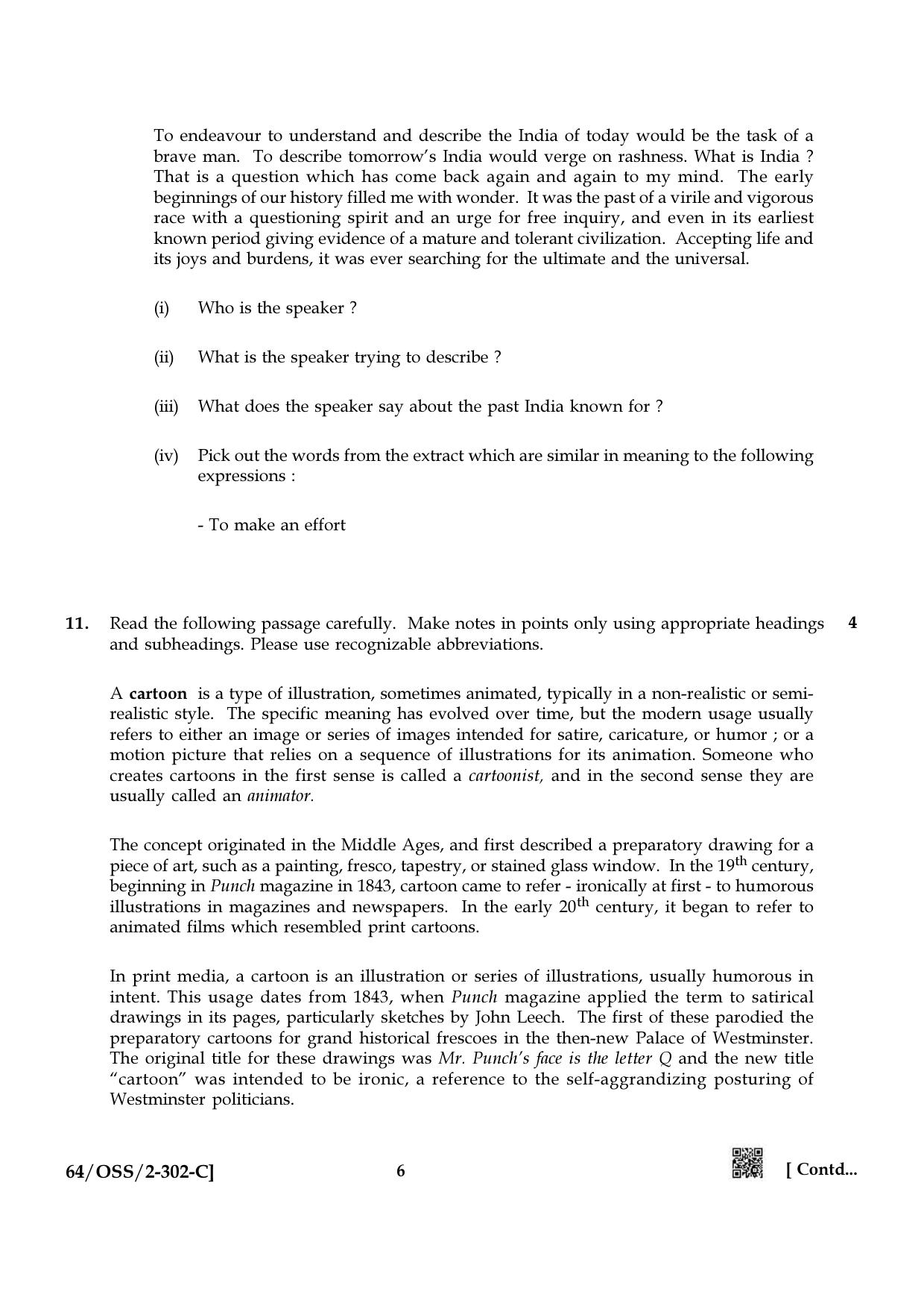 NIOS October 2022 Class 12 English Question Paper - Page 30