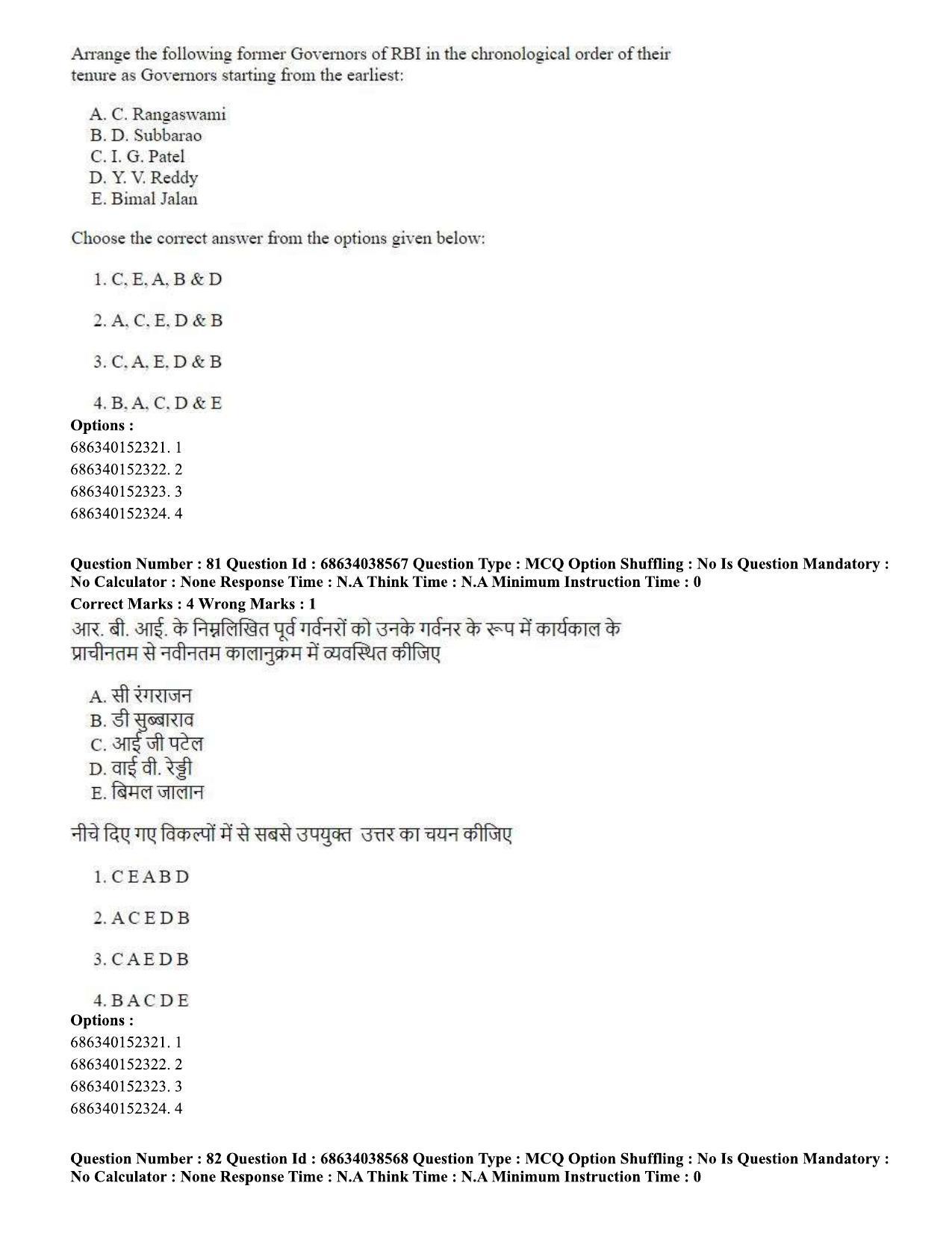 CUET PG 2023: COQP10 – Economics (Hin) - Shift 2 (25-06-2023) Question Paper - Page 80