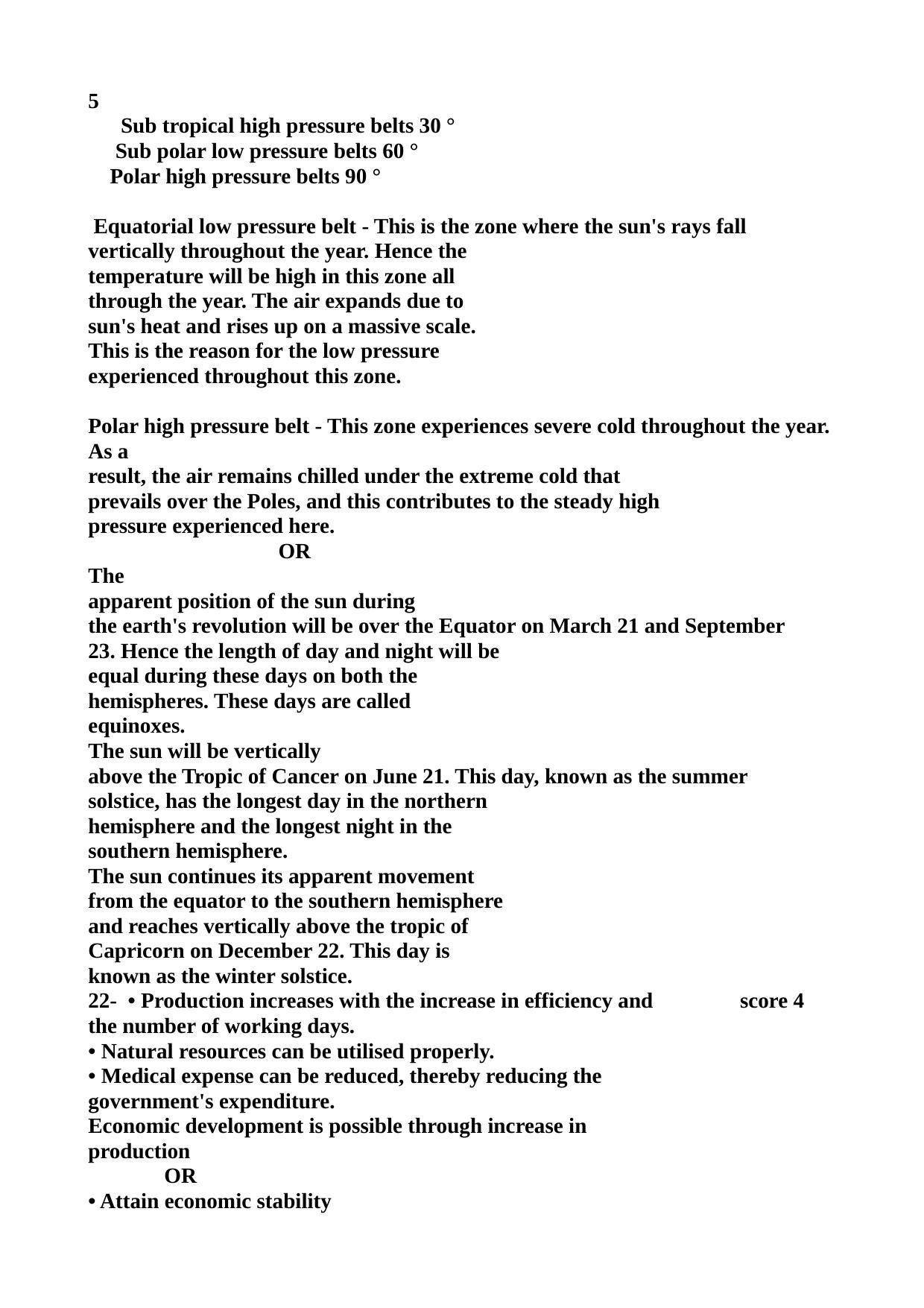 Kerala SSLC 2018 Social Science Answer Key (EM) (Model) - Page 5