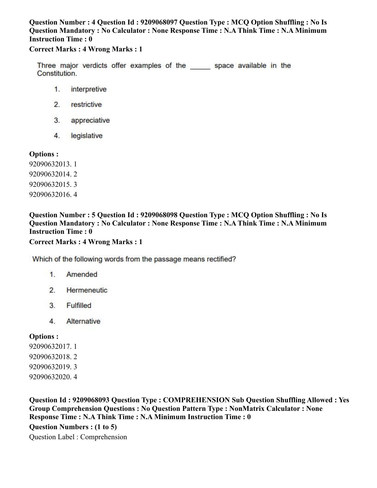 CUET PG 2023: COQP03 – B.Ed (Eng.)-Shift 2 (08-06-2023) Question Paper - Page 4