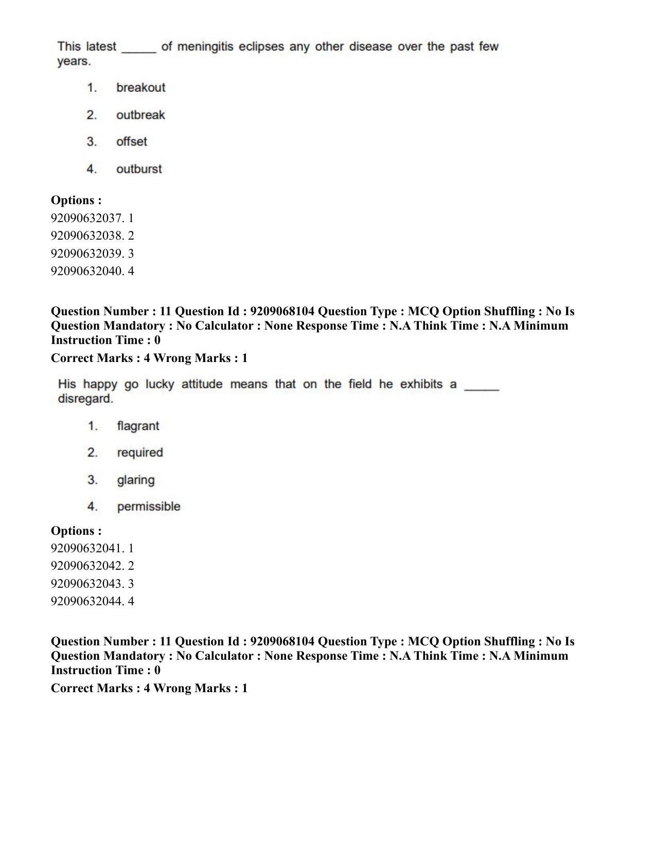 CUET PG 2023: COQP03 – B.Ed (Eng.)-Shift 2 (08-06-2023) Question Paper - Page 12