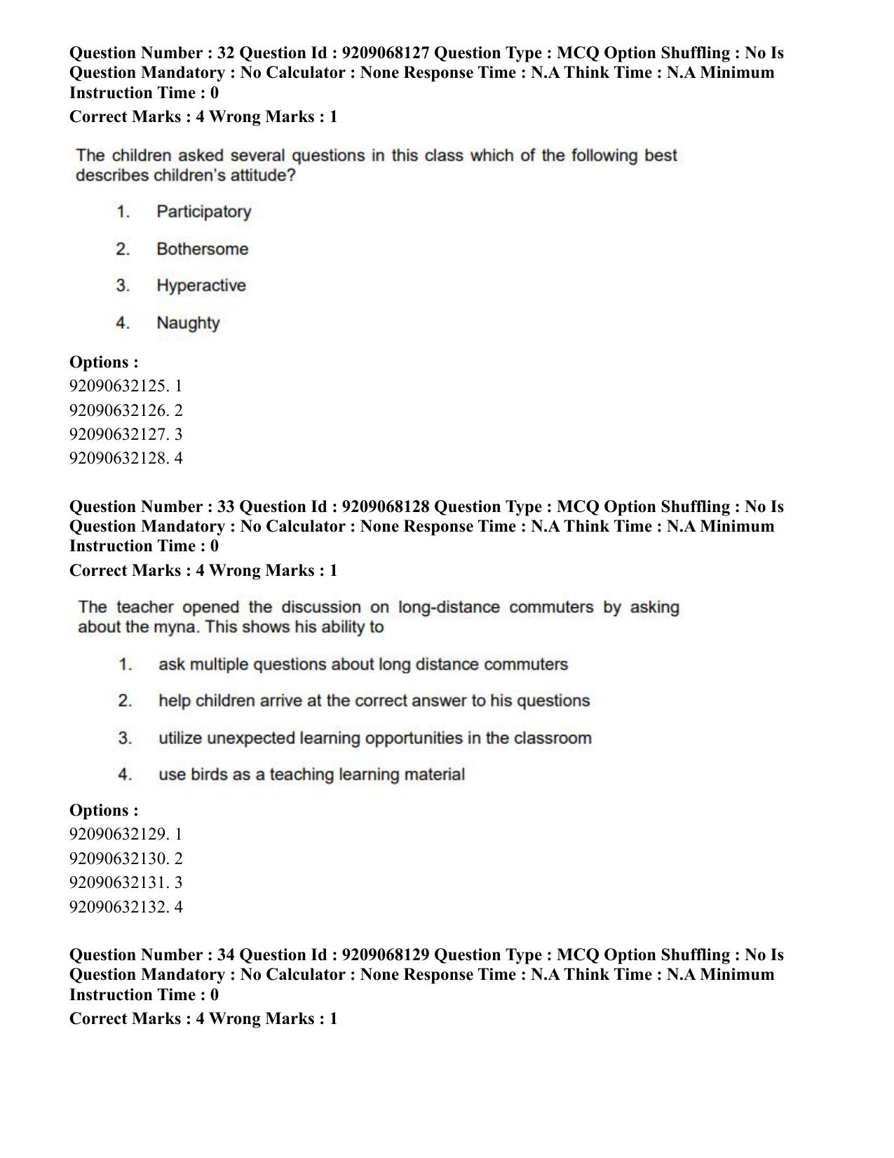 CUET PG 2023: COQP03 – B.Ed (Eng.)-Shift 2 (08-06-2023) Question Paper - Page 35