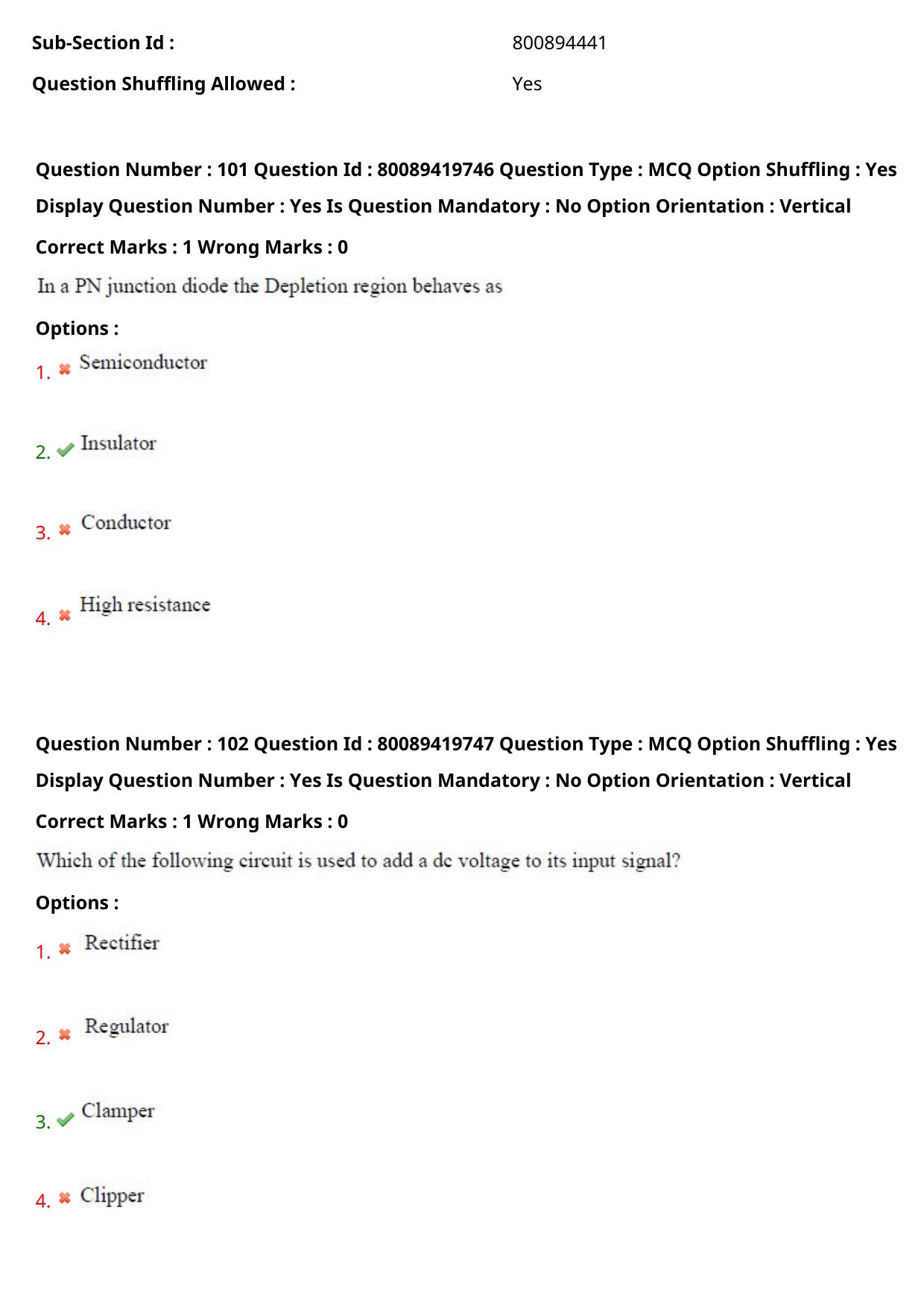 TS ECET 2021 Electronics and Communication Engineering Question Paper - Page 58