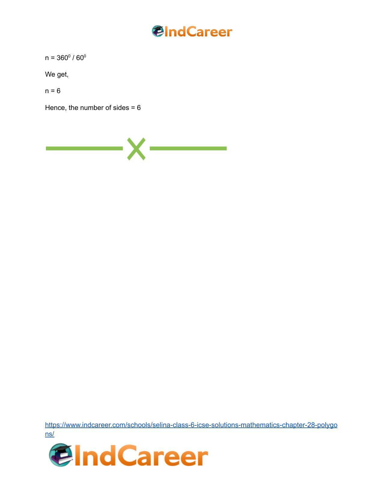 Selina Class 6 ICSE Solutions Mathematics : Chapter 28- Polygons - Page 22