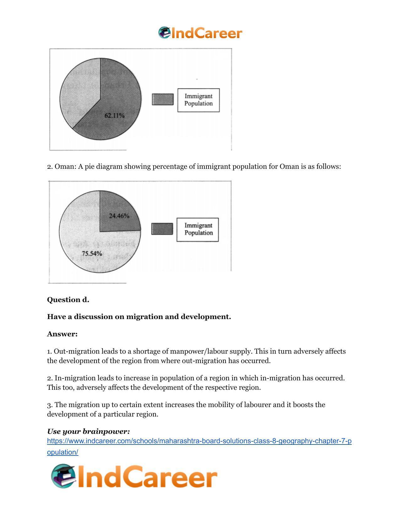 Maharashtra Board Solutions Class 8-Geography: Chapter 7- Population - Page 28