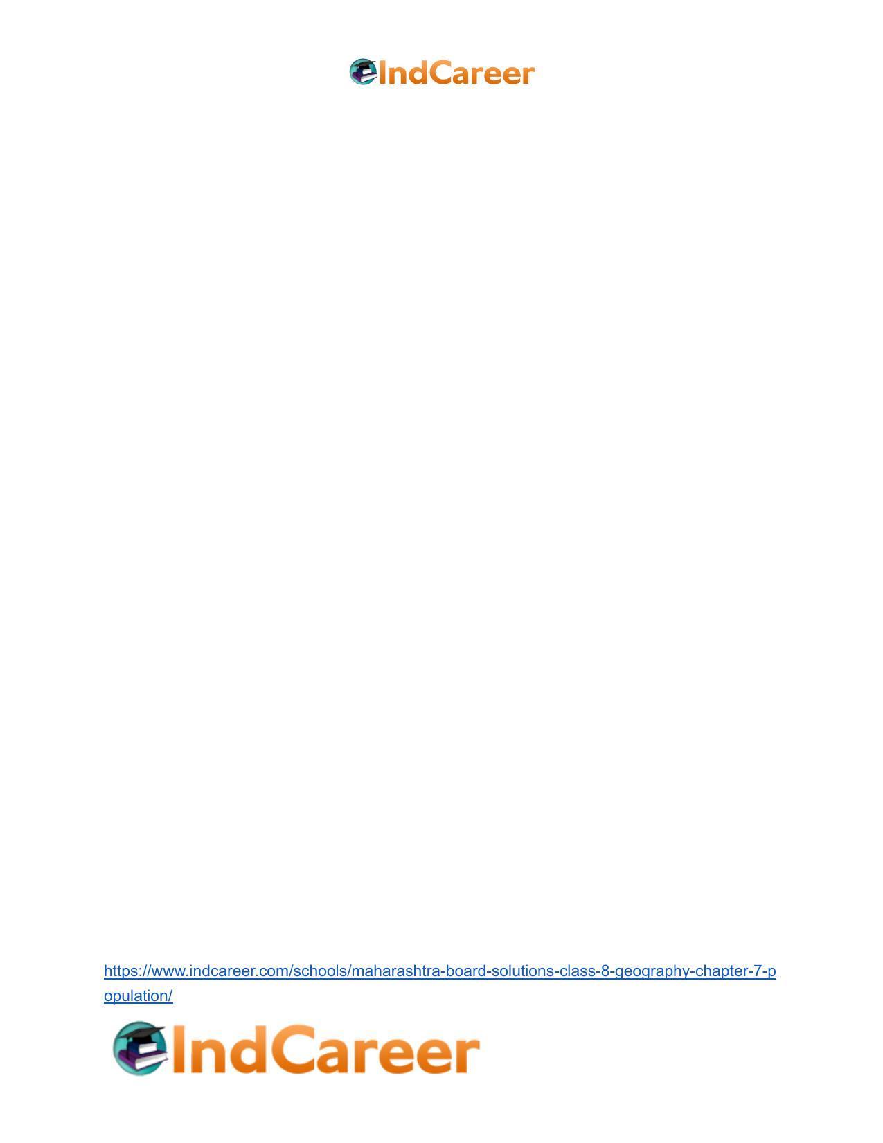 Maharashtra Board Solutions Class 8-Geography: Chapter 7- Population - Page 37