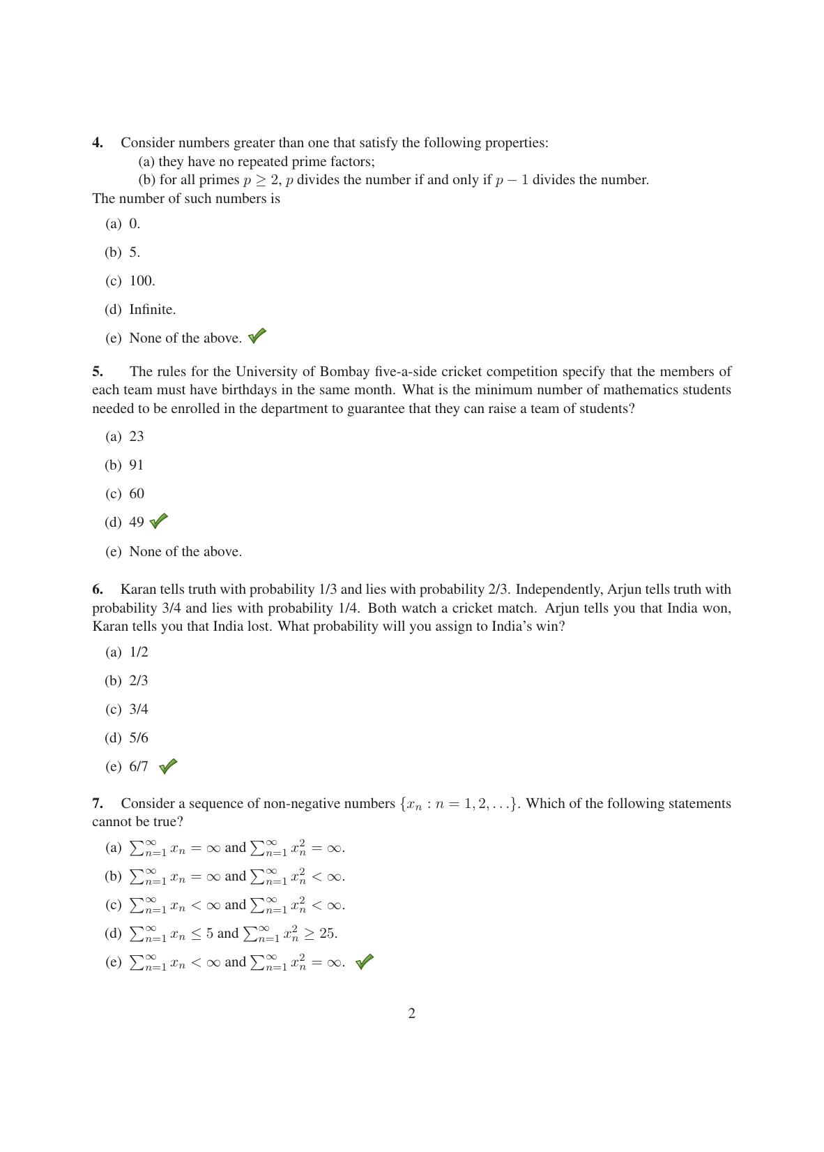 TIFR GS 2014 Computer & Systems Sciences Question Paper - Page 3