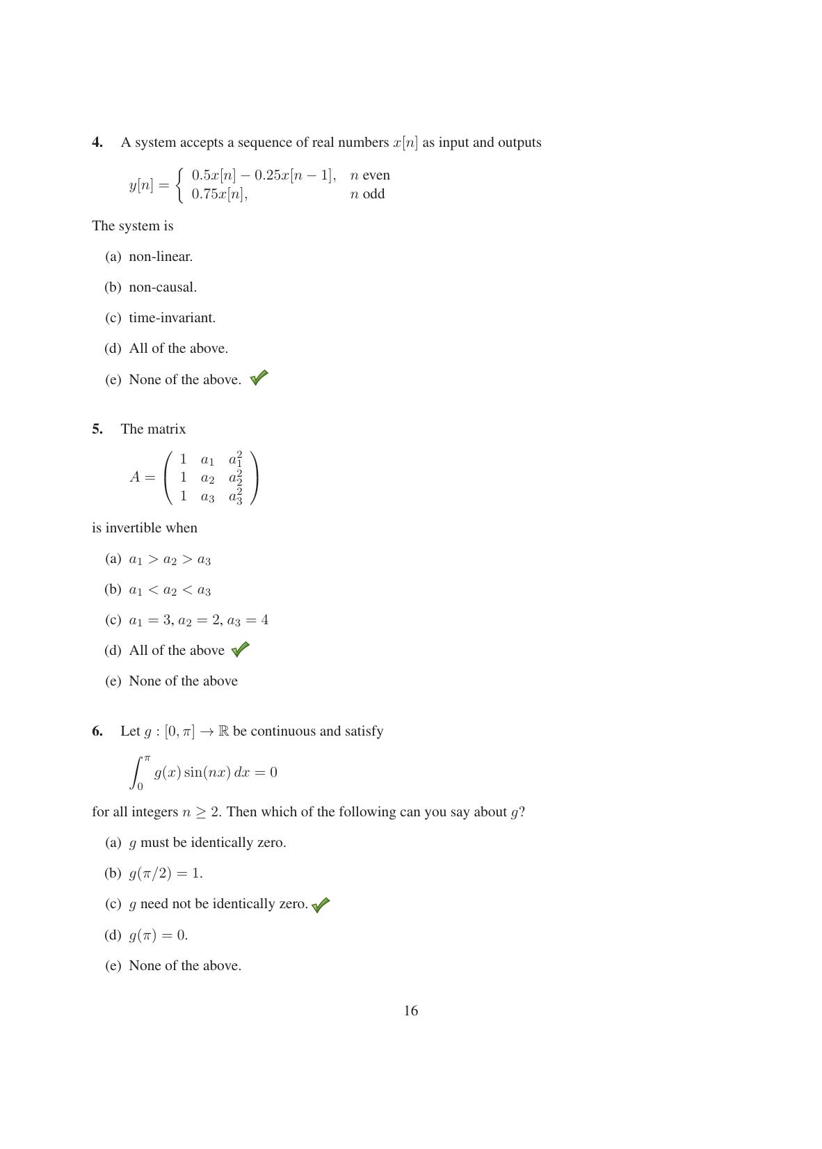 TIFR GS 2014 Computer & Systems Sciences Question Paper - Page 17