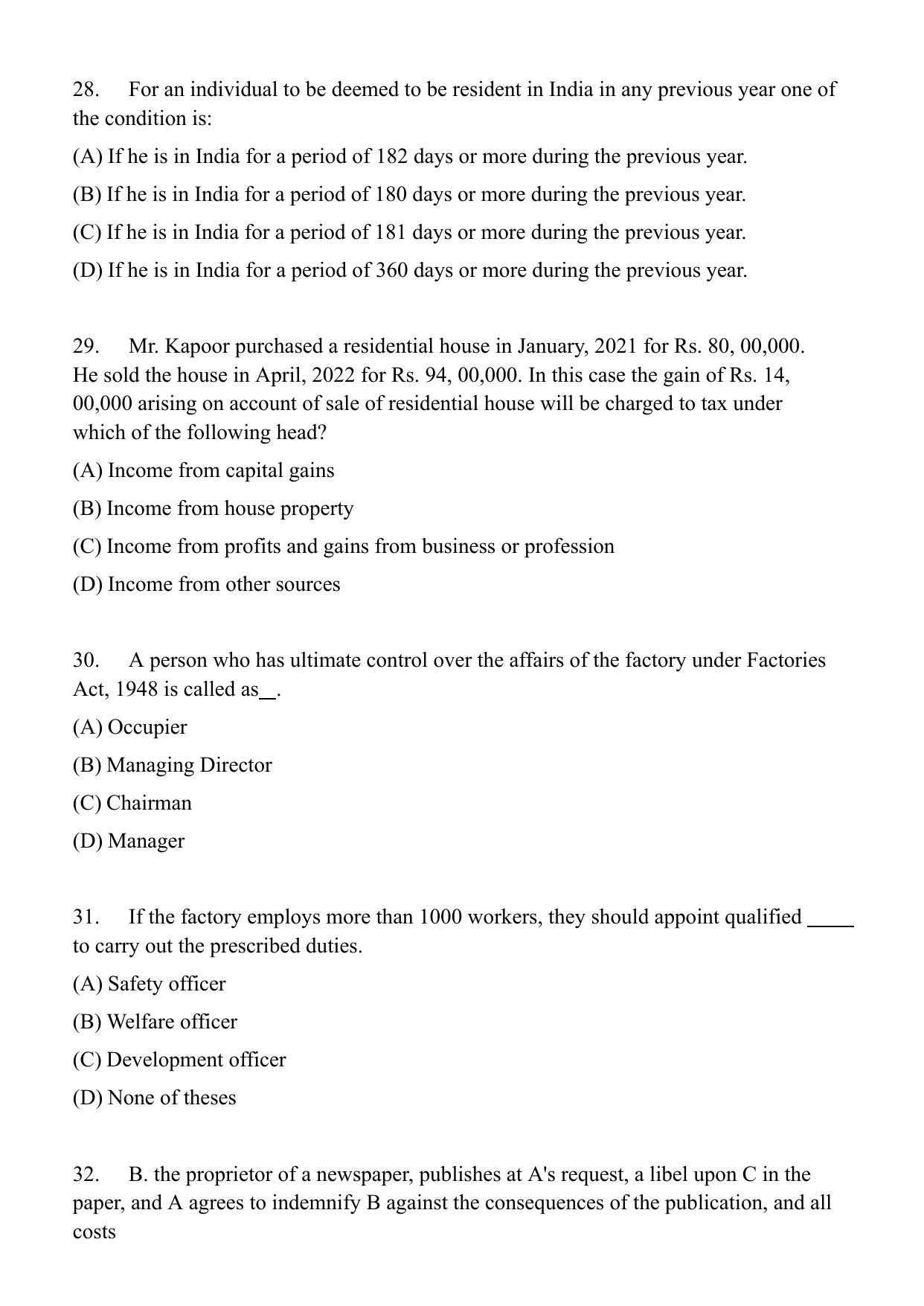AIBE 17 English Question Paper - Page 7