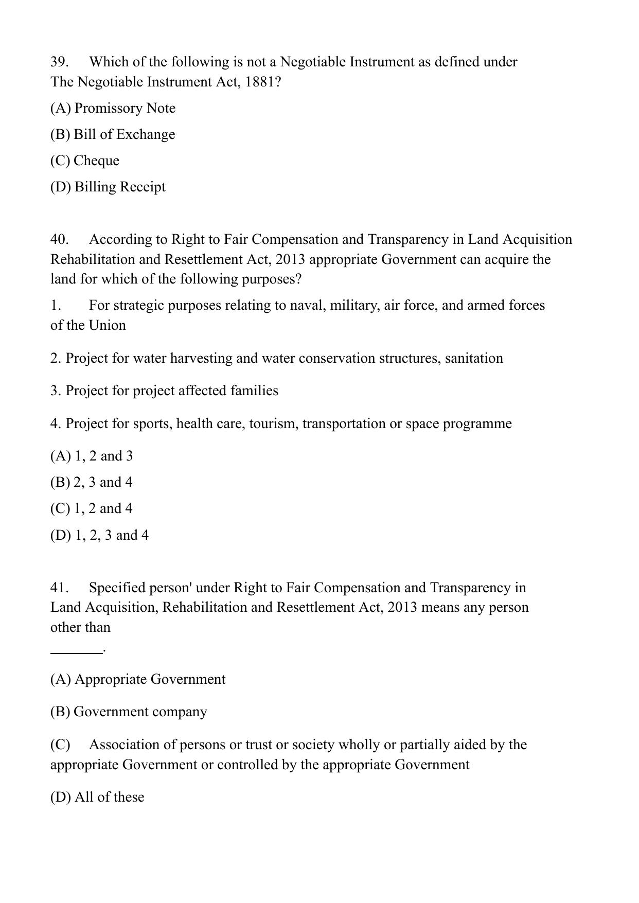AIBE 17 English Question Paper - Page 10