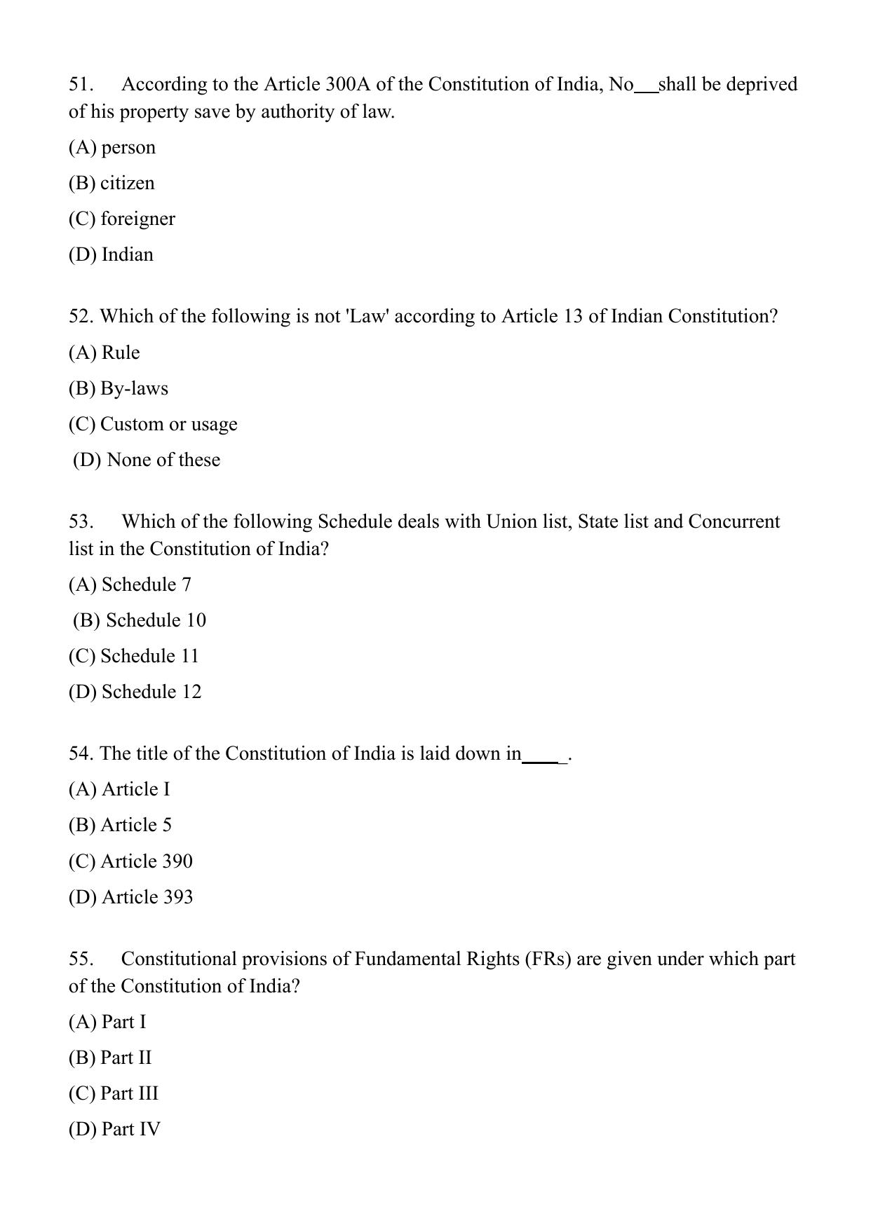 AIBE 17 English Question Paper - Page 13