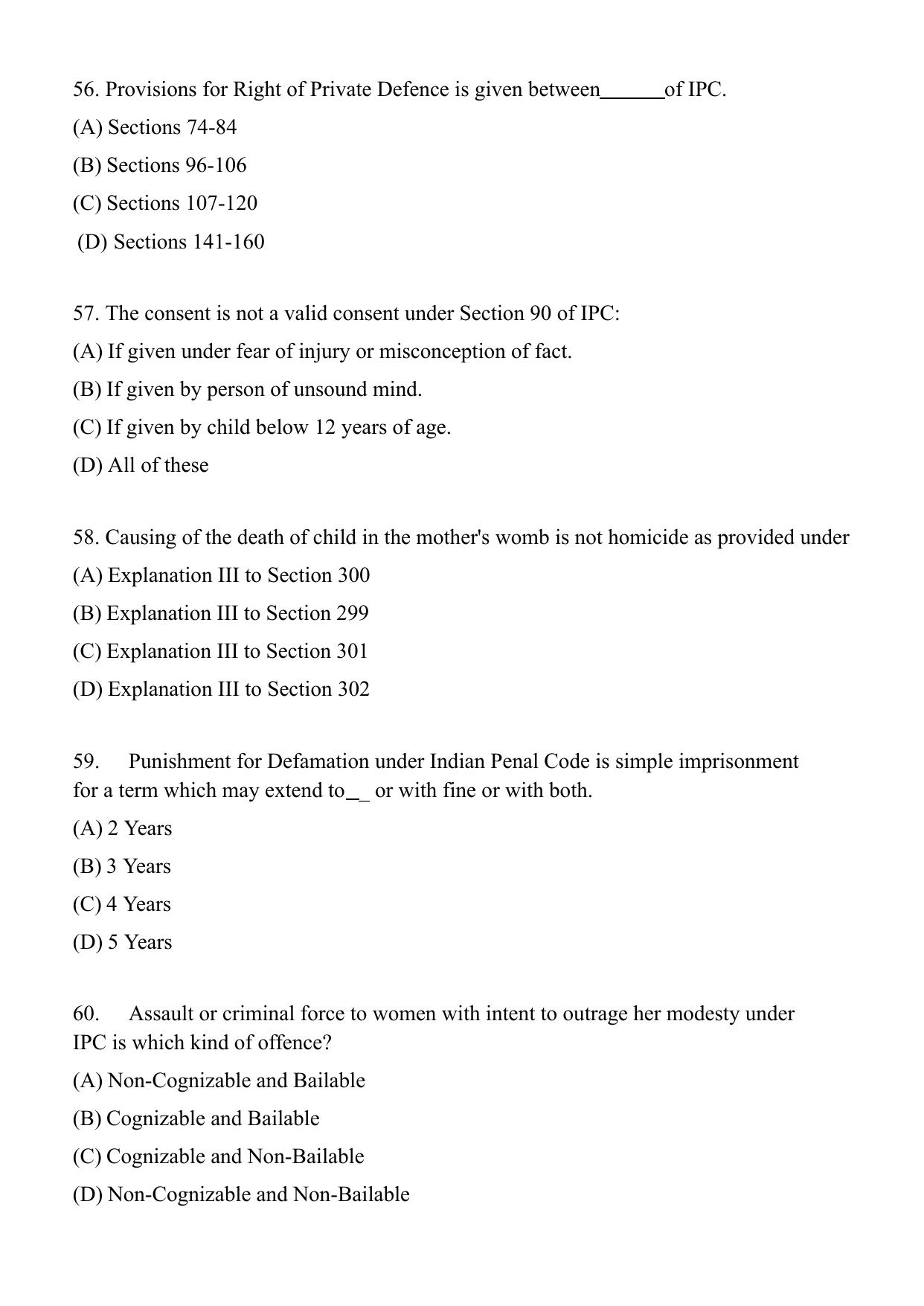 AIBE 17 English Question Paper - Page 14