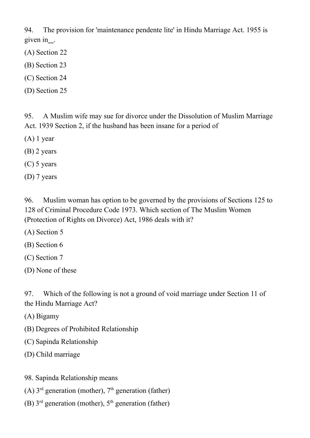 AIBE 17 English Question Paper - Page 23