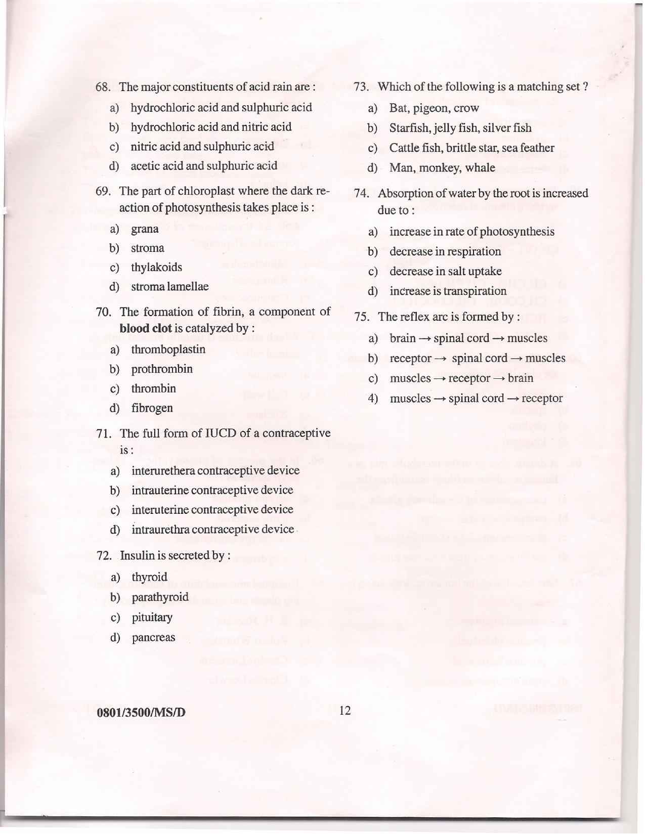 APJEE Mathematics & Science 2008 Question Paper - Page 11