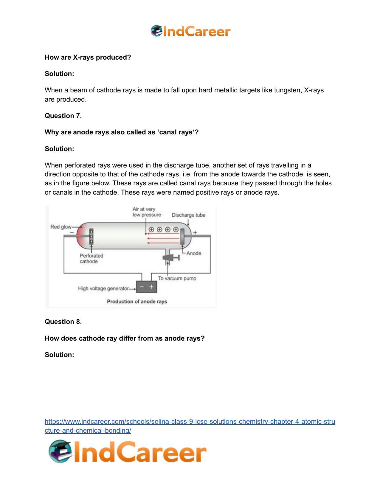 Selina Class 9 ICSE Solutions Chemistry : Chapter 4- Atomic Structure and Chemical Bonding - Page 5