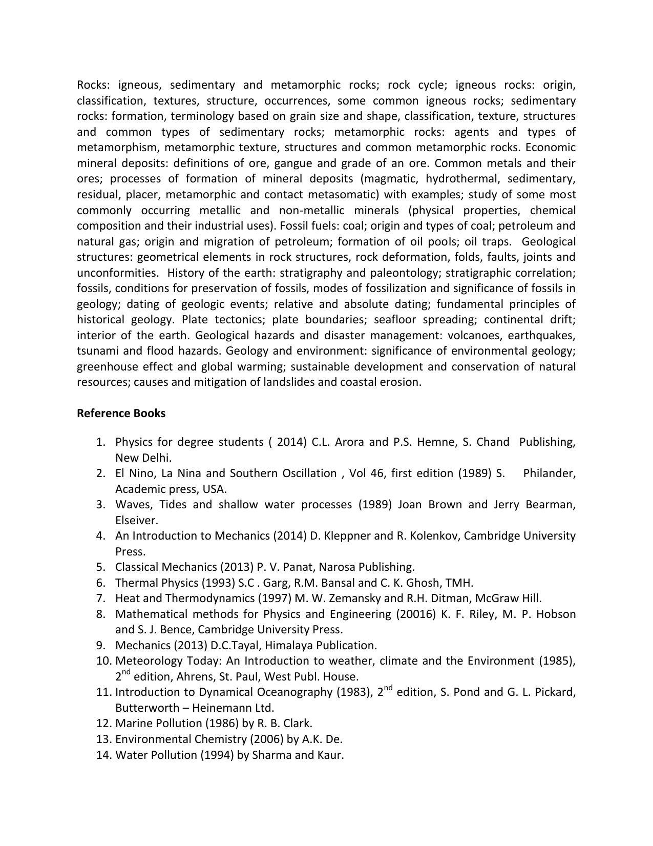 GU ART Marine Science Syllabus - Page 2