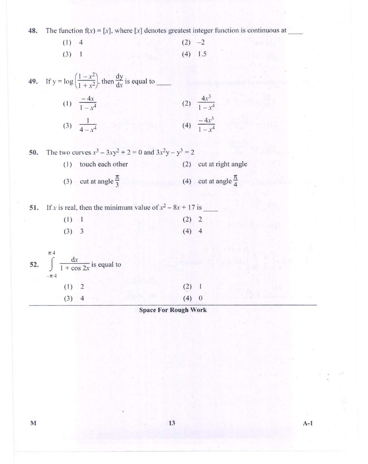KCET Mathematics 2015 Question Papers - Page 13