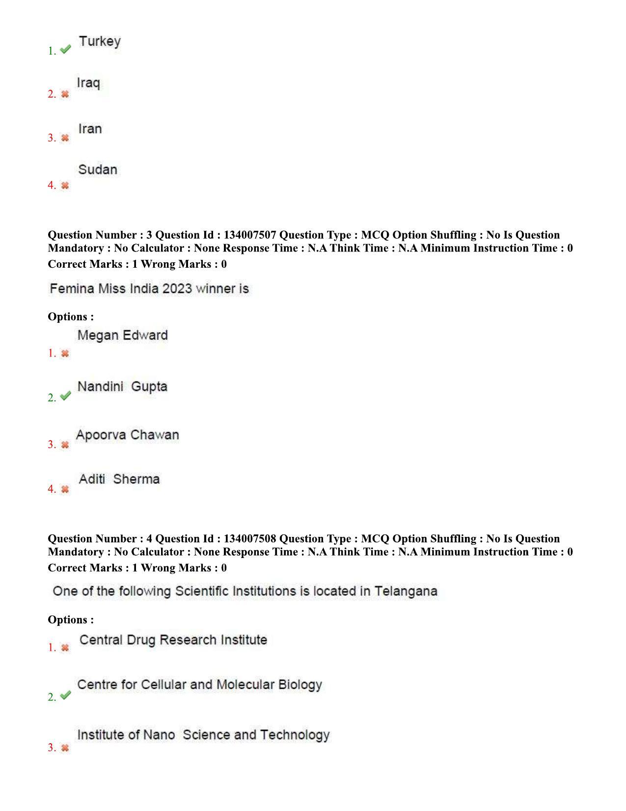 TS DEECET 2023 English Medium with Urdu 1st June 2023 Shift 2 Question Paper - Page 3