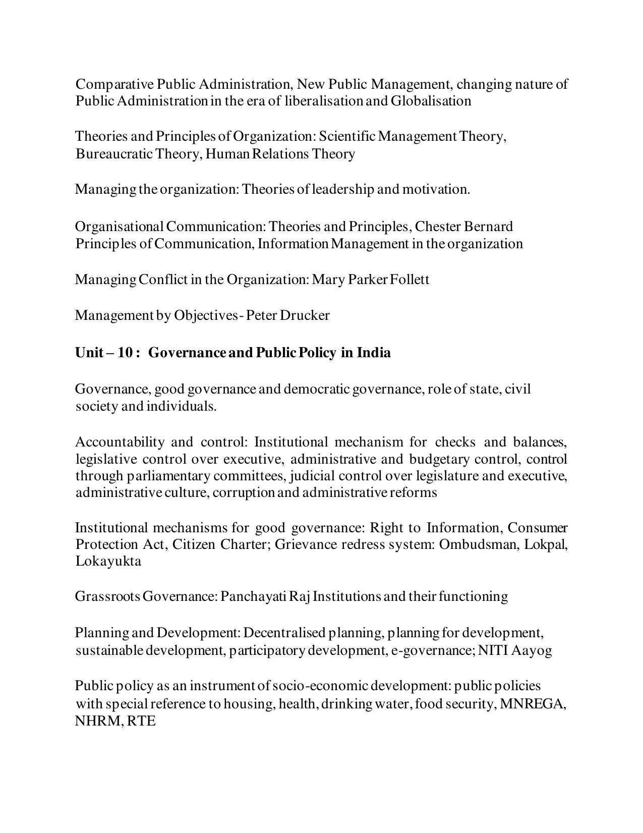 TNSET Syllabus - Political Sciences - Page 6