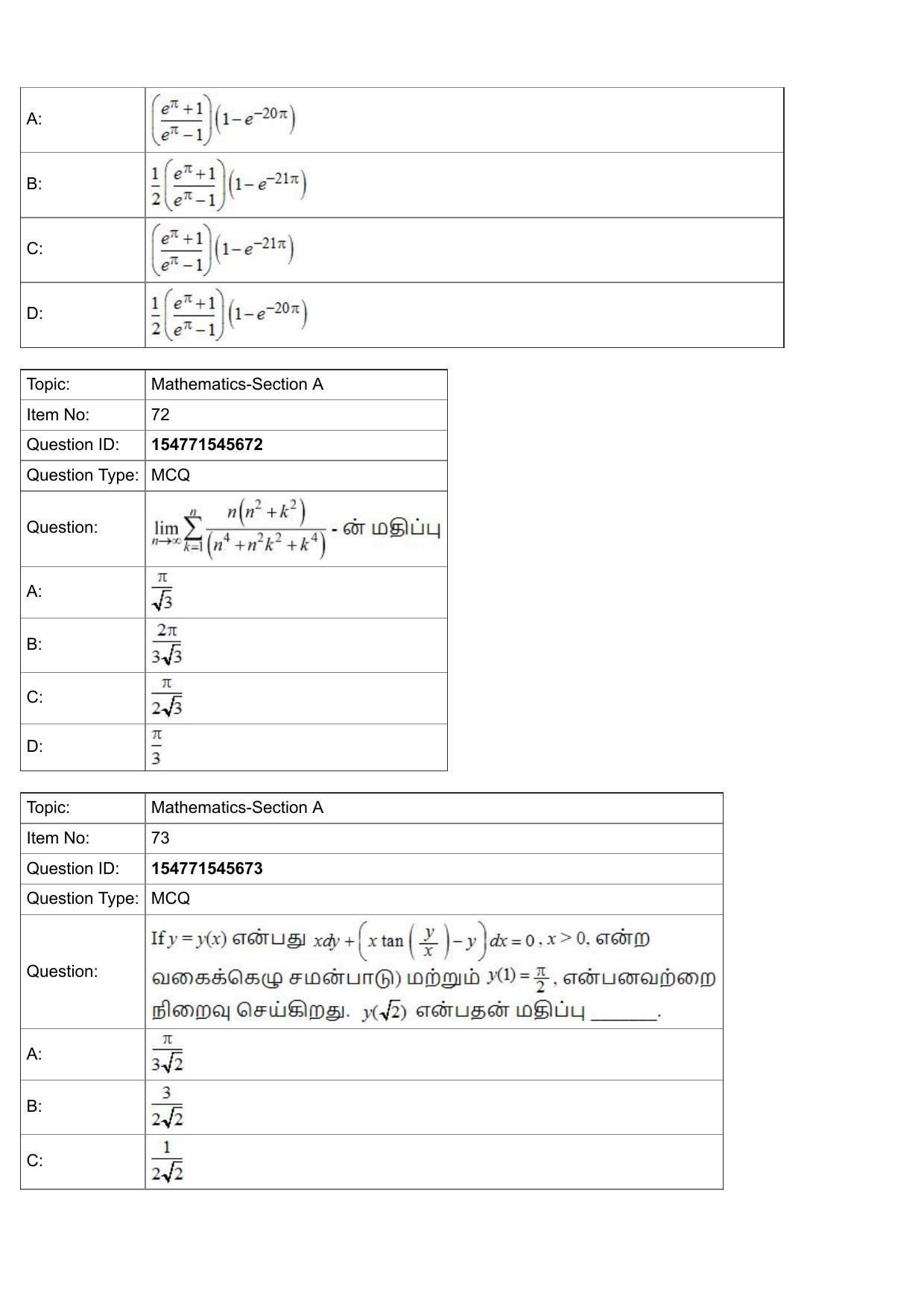 JEE Mains 2022: BTech Tamil (Shift 2) 30-07-2022 Question Paper - Page 29