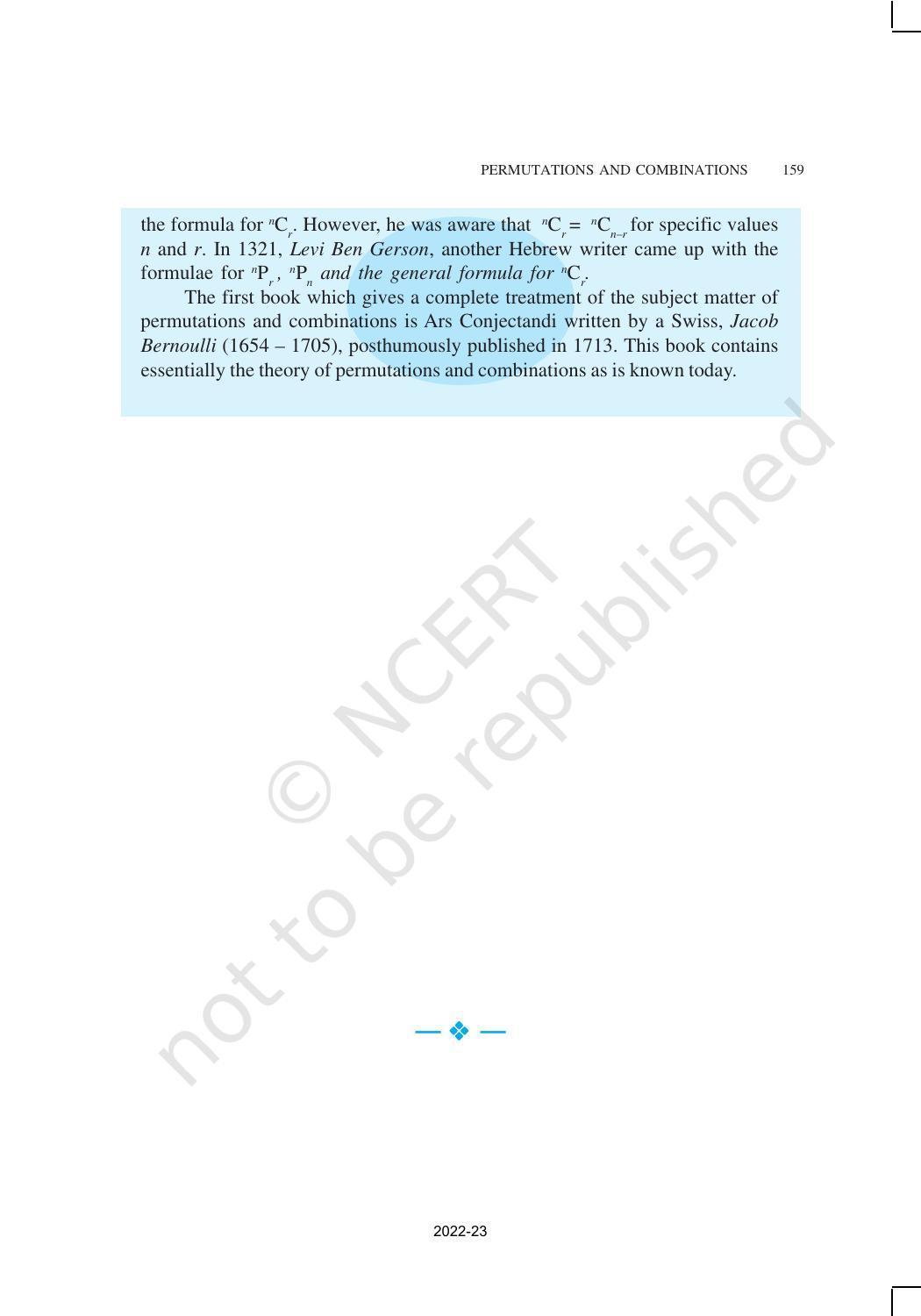 NCERT Book for Class 11 Maths Chapter 7 Permutations and Combinations - Page 26