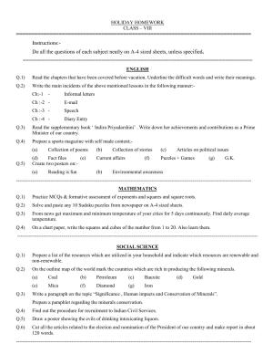 CBSE Worksheets for Class 8 English Assignment 100