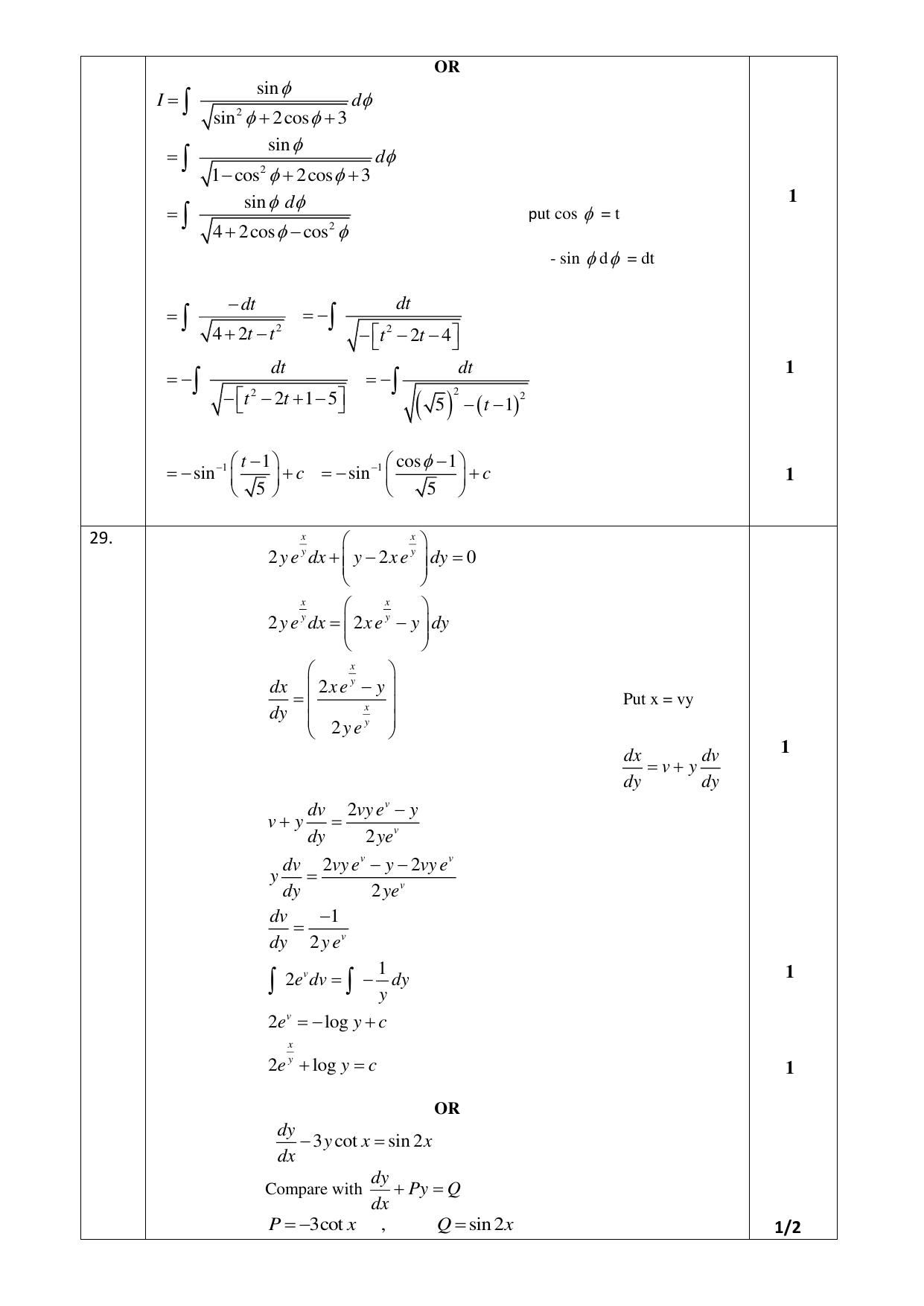 CBSE Class 12 Mathematics SET 2 Practice Questions 2023-24 - Page 7