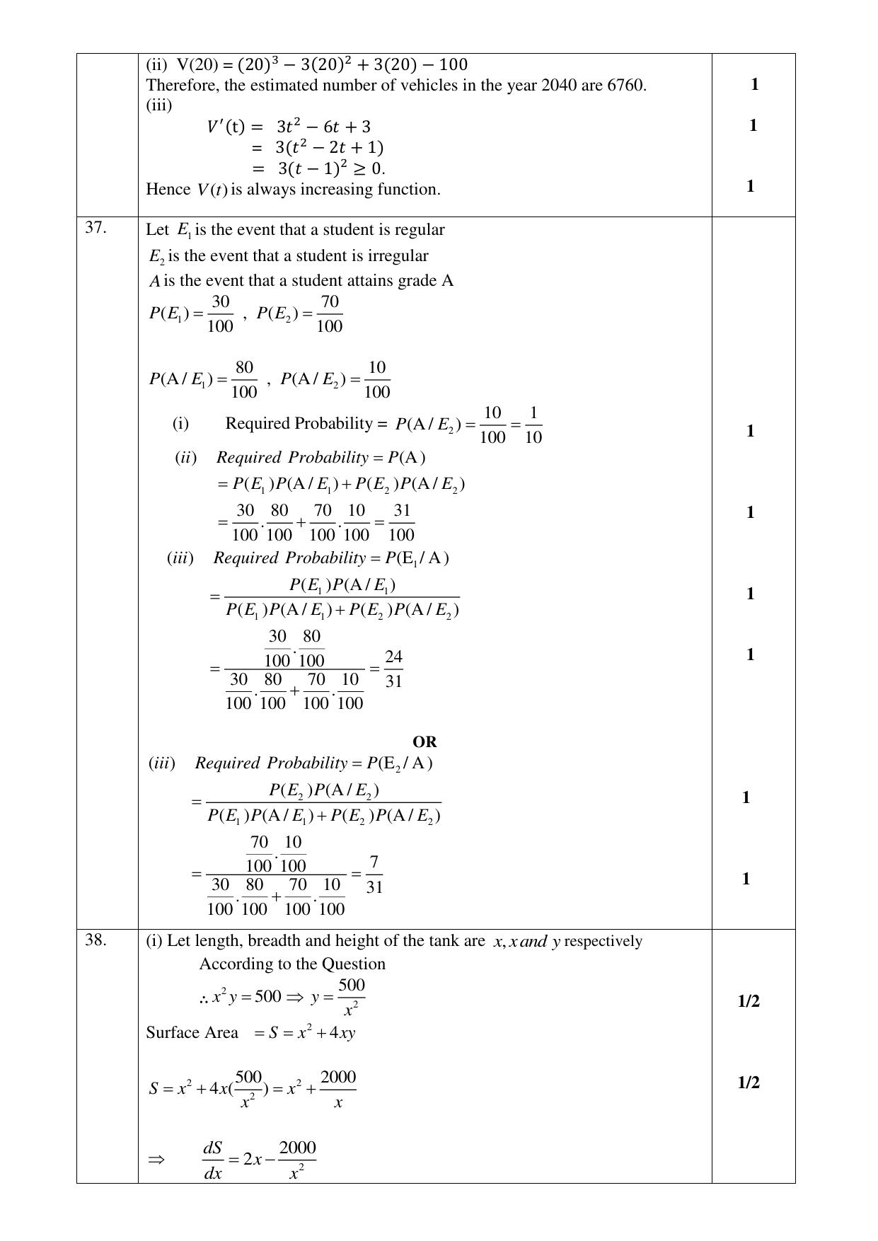 CBSE Class 12 Mathematics SET 2 Practice Questions 2023-24 - Page 14