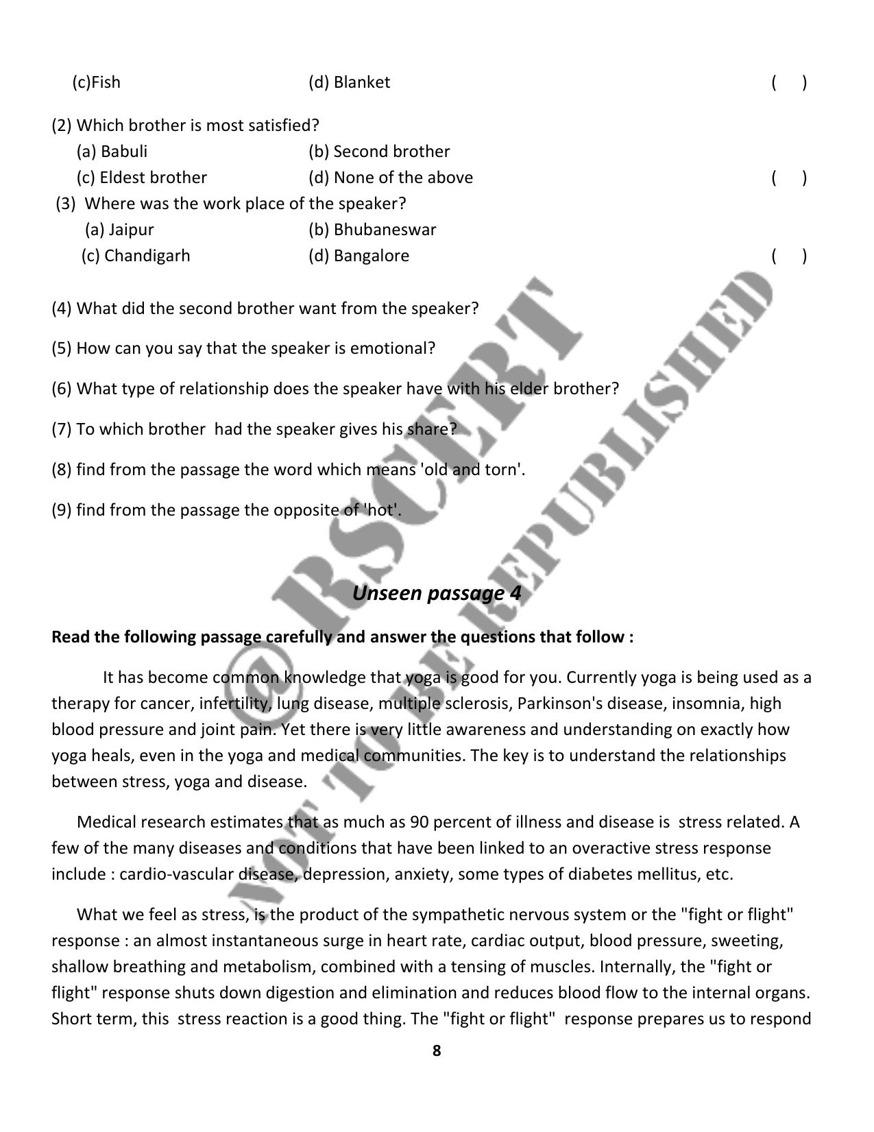 RBSE 2023 Class 10 English Question Bank - Page 13
