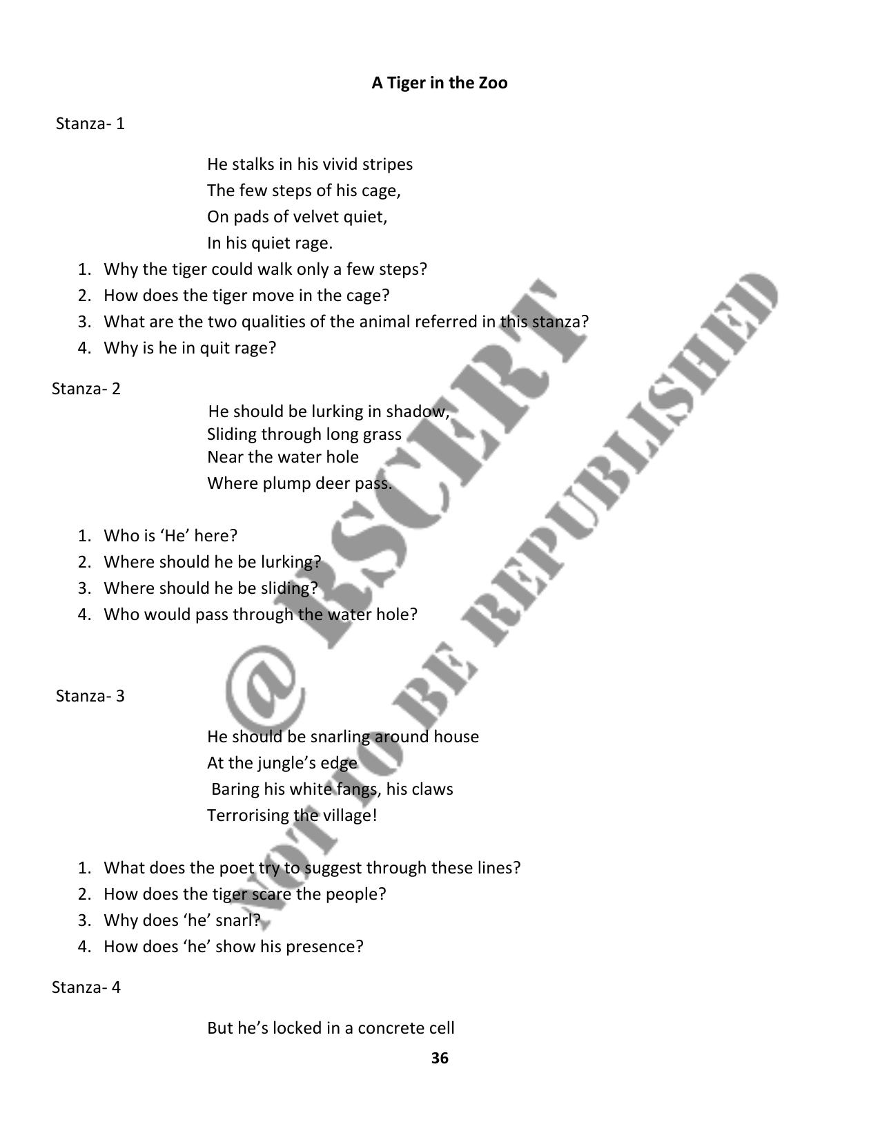 RBSE 2023 Class 10 English Question Bank - Page 41