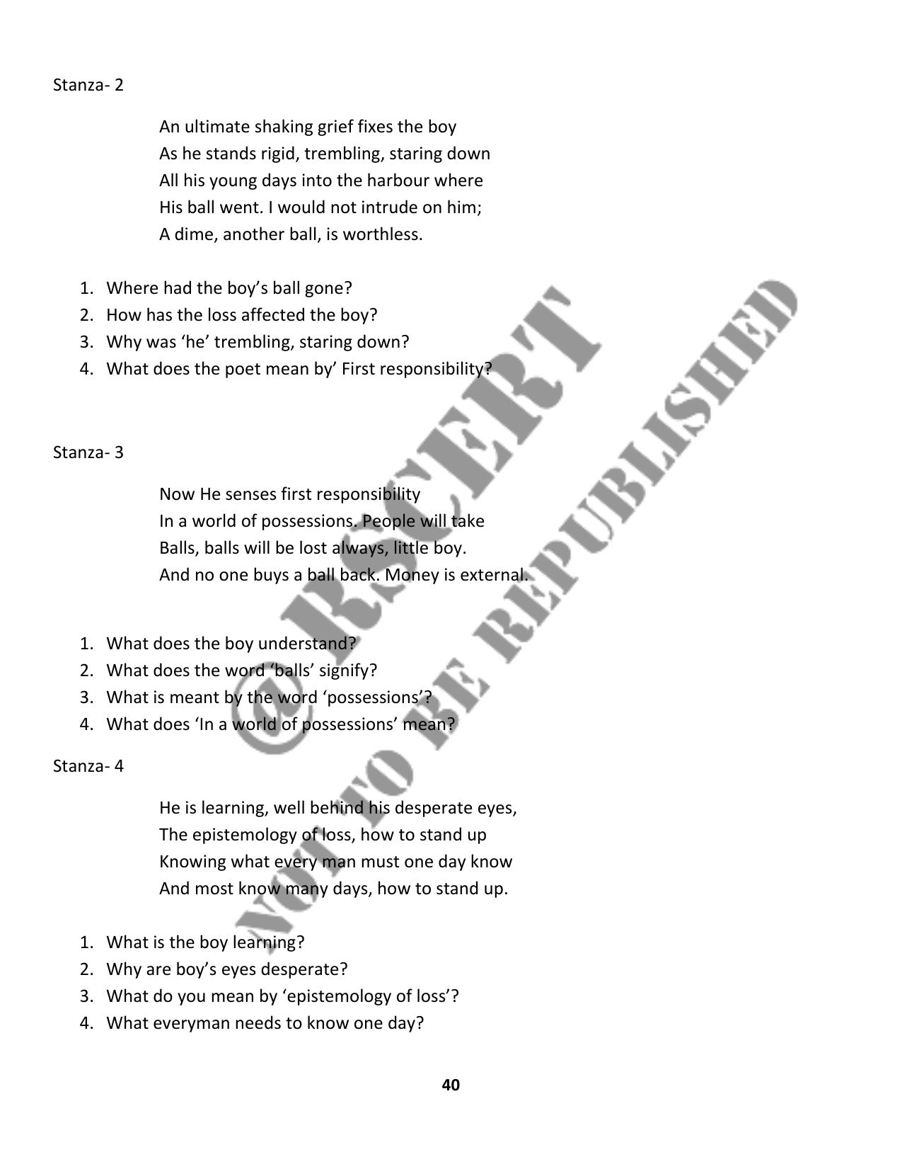 RBSE 2023 Class 10 English Question Bank - Page 45