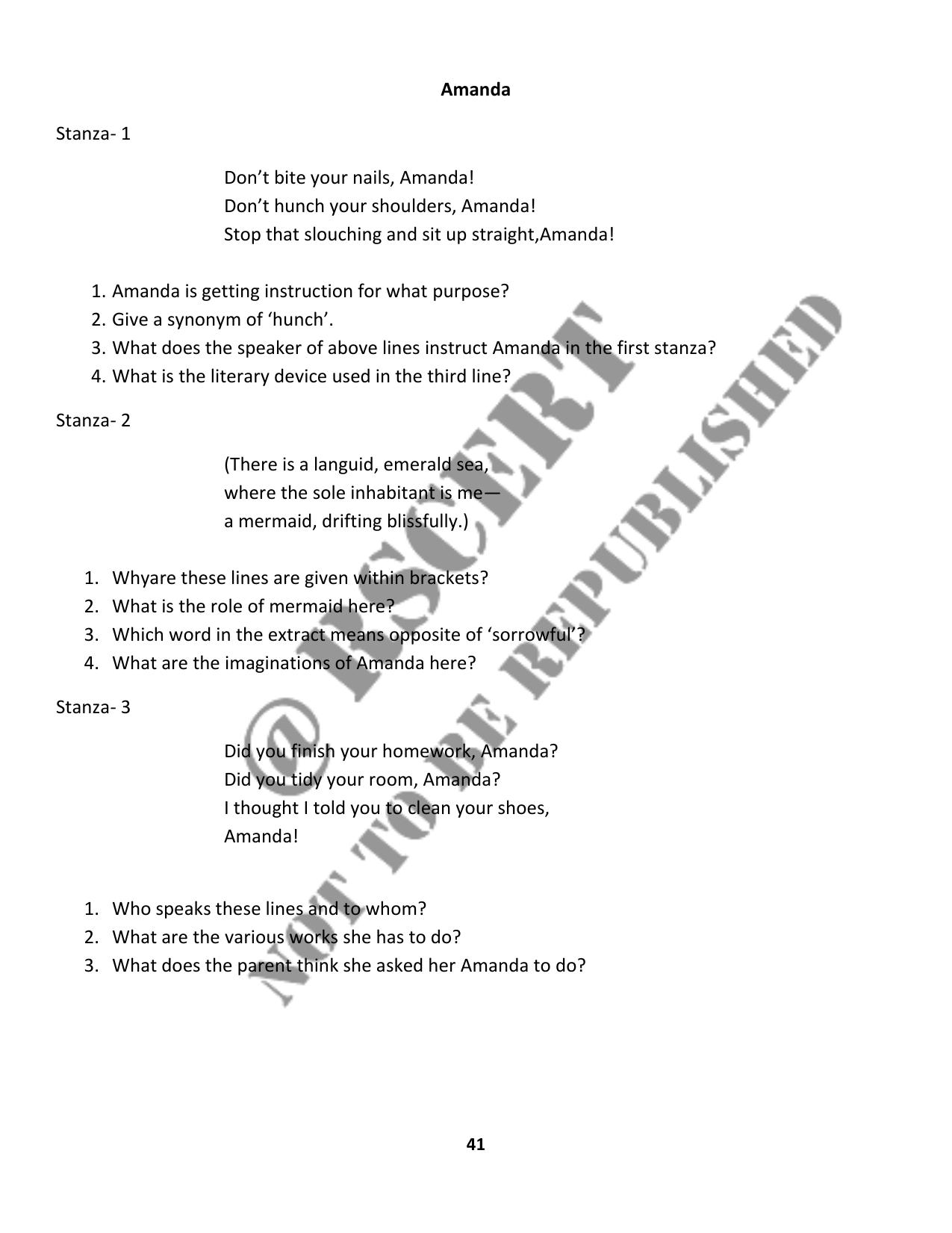 RBSE 2023 Class 10 English Question Bank - Page 46