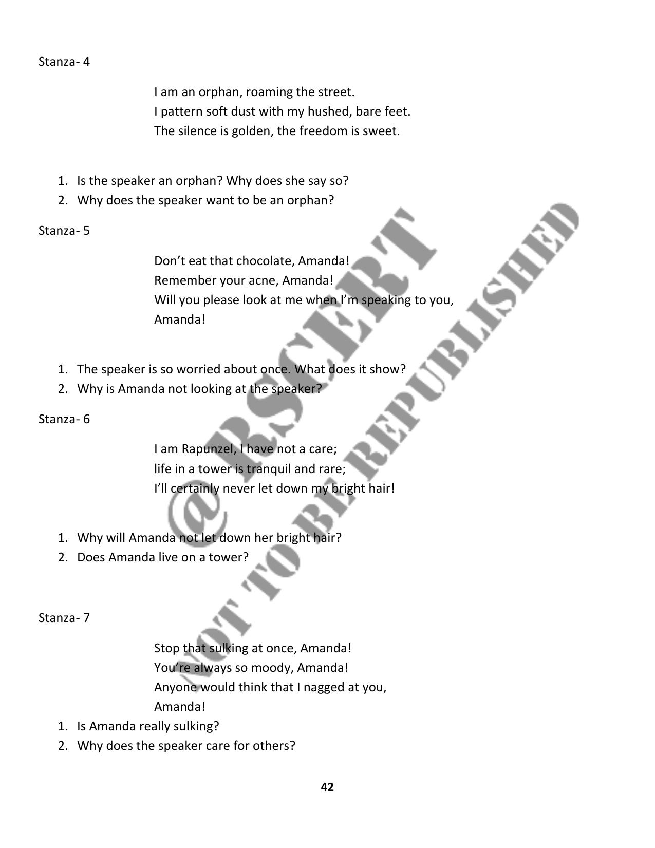 RBSE 2023 Class 10 English Question Bank - Page 47