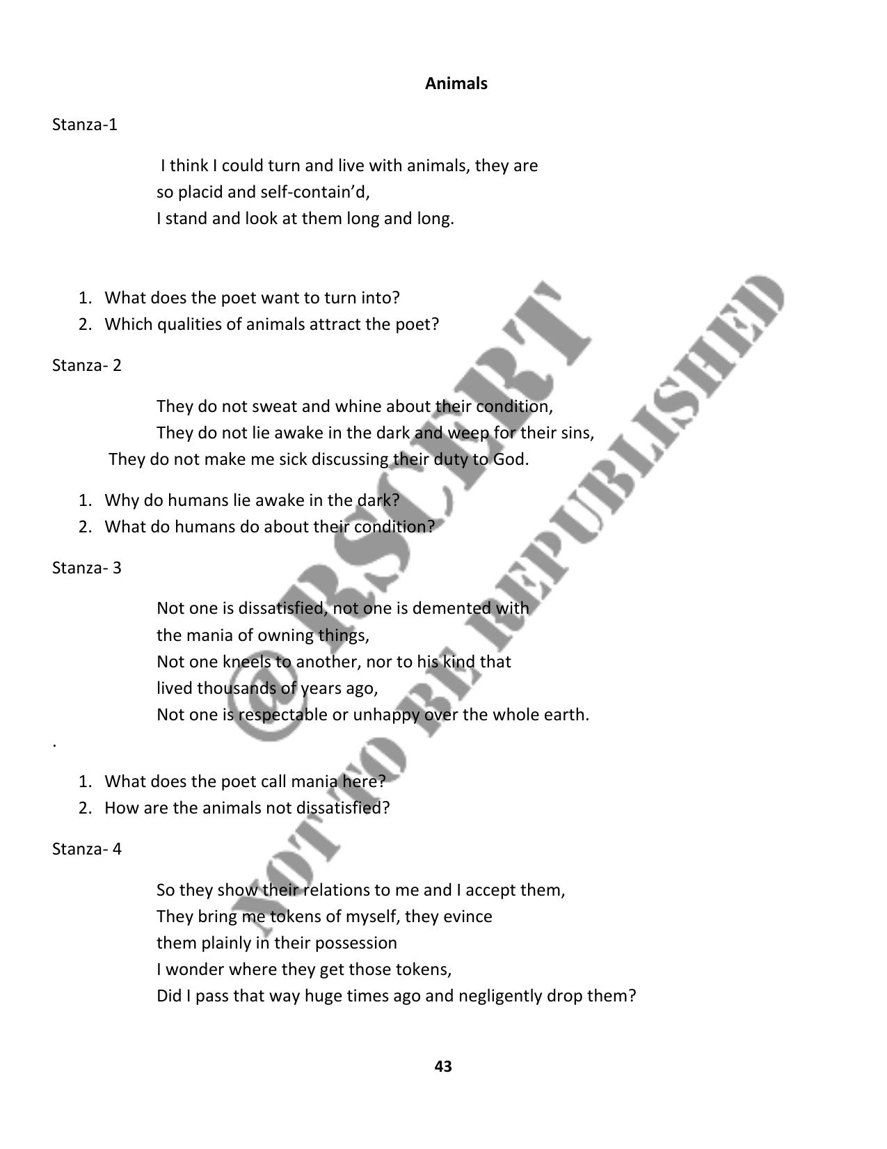 RBSE 2023 Class 10 English Question Bank - Page 48